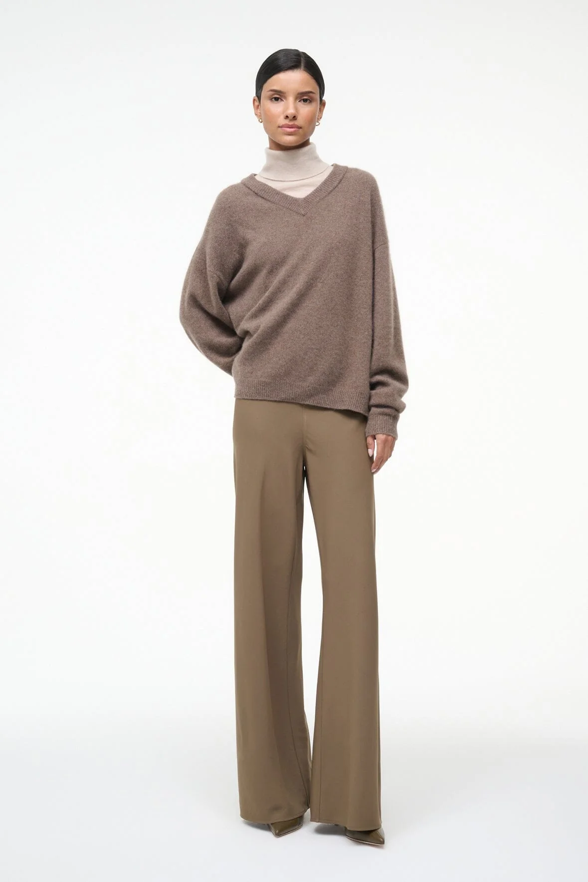 DORIS CASHMERE SWEATER | TRUFFLE - Image 3