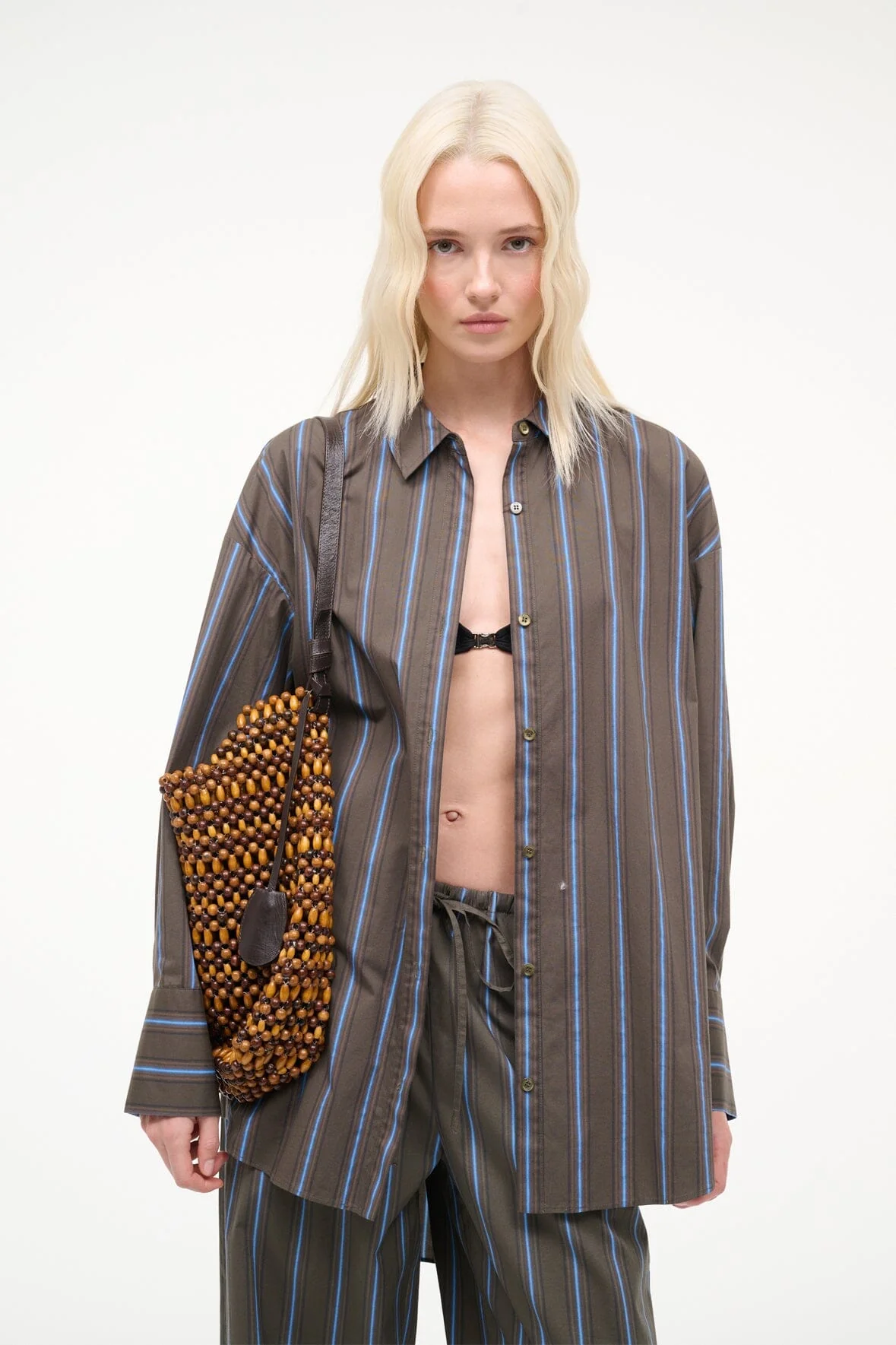 DRIFT SHOULDER BAG | MULTI WOOD BEADS - Image 4
