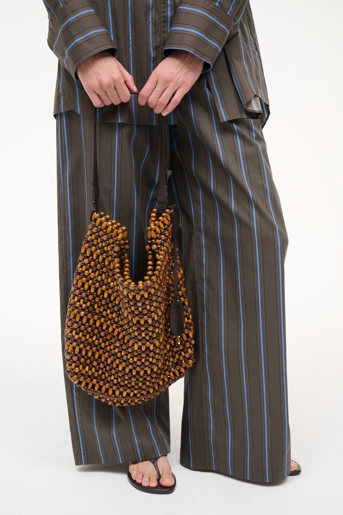 DRIFT SHOULDER BAG | MULTI WOOD BEADS - Image 9