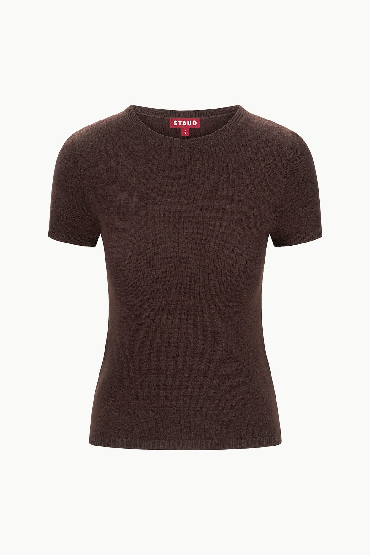 EASY CASHMERE TEE | DARK CHOCOLATE - Image 6