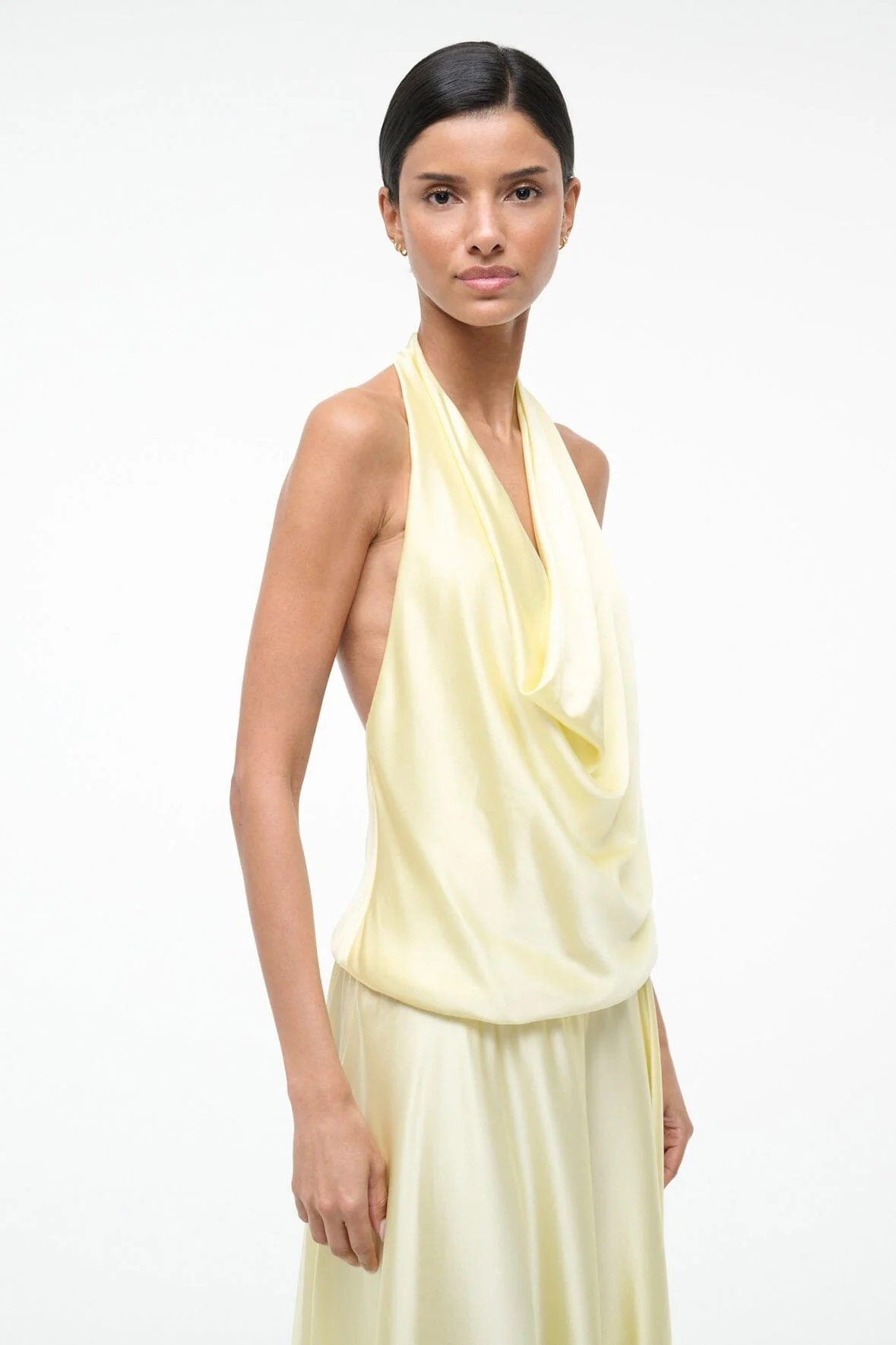 ELIRA SILK DRESS | KEY LIME SPROUT - Image 4