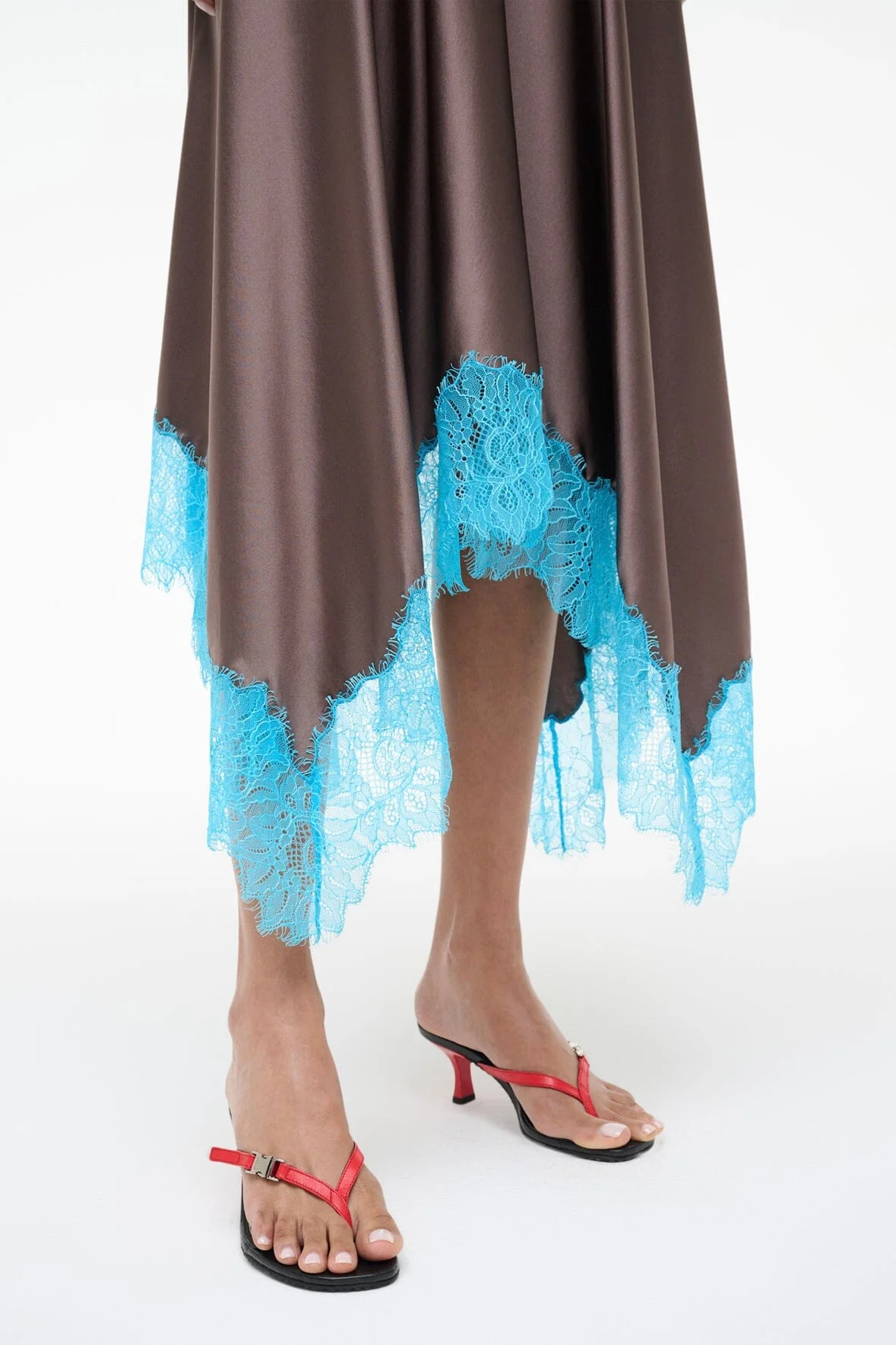 ELIRA SILK DRESS | MINK POOL - Image 4