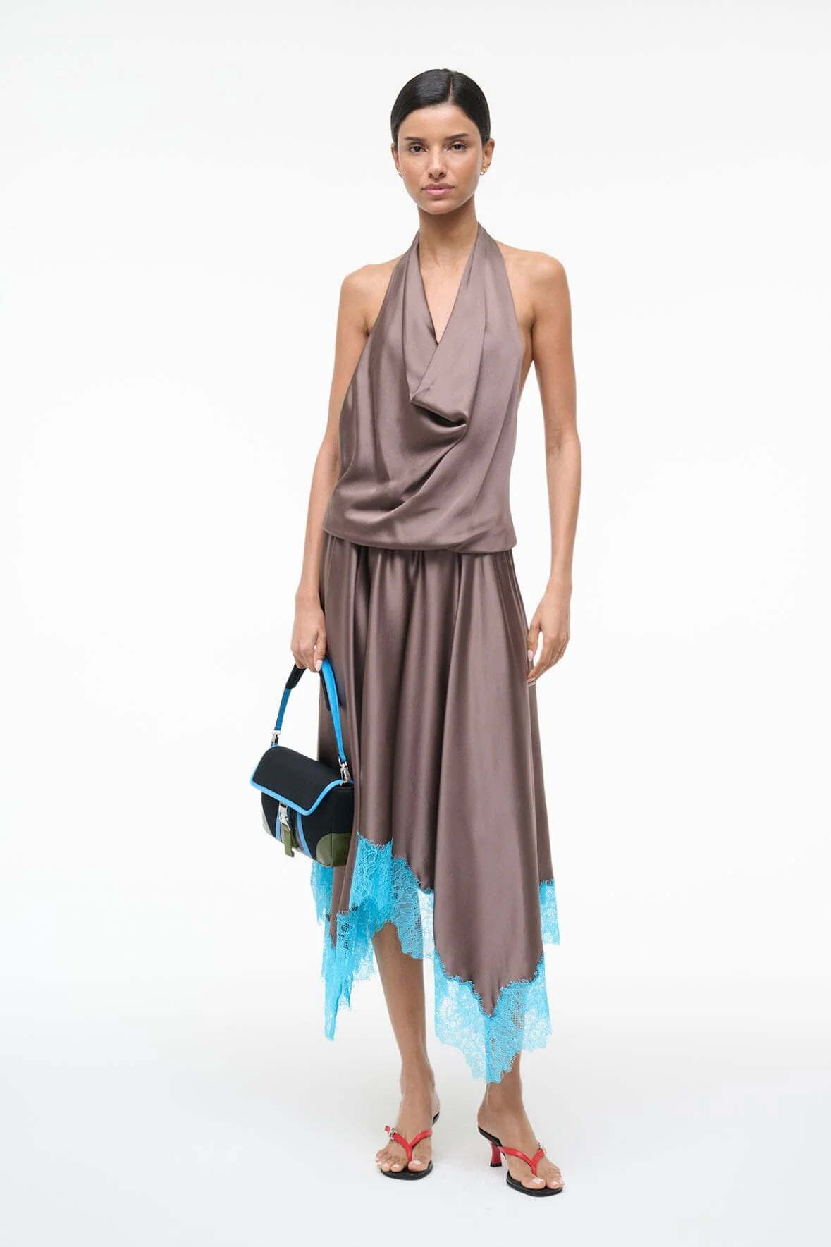 ELIRA SILK DRESS | MINK POOL - Image 5