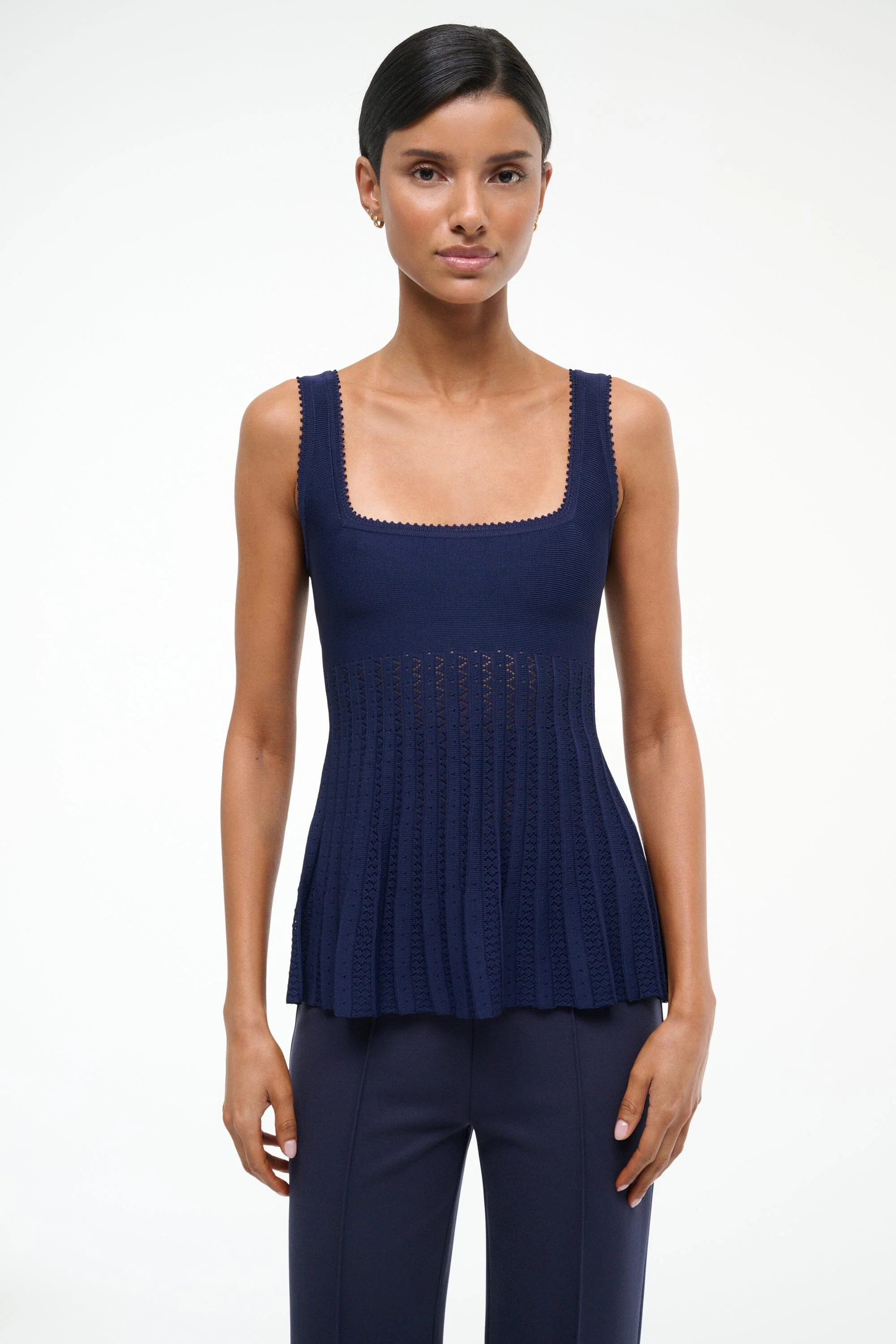 ELLEN TOP | NAVY - Image 2