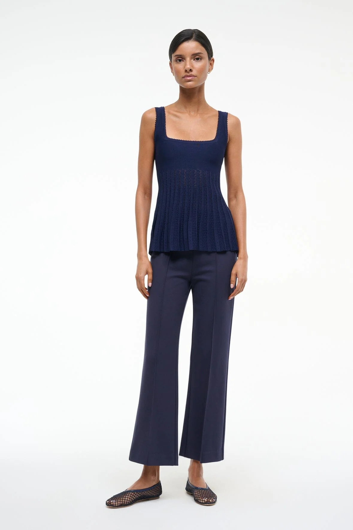 ELLEN TOP | NAVY - Image 4