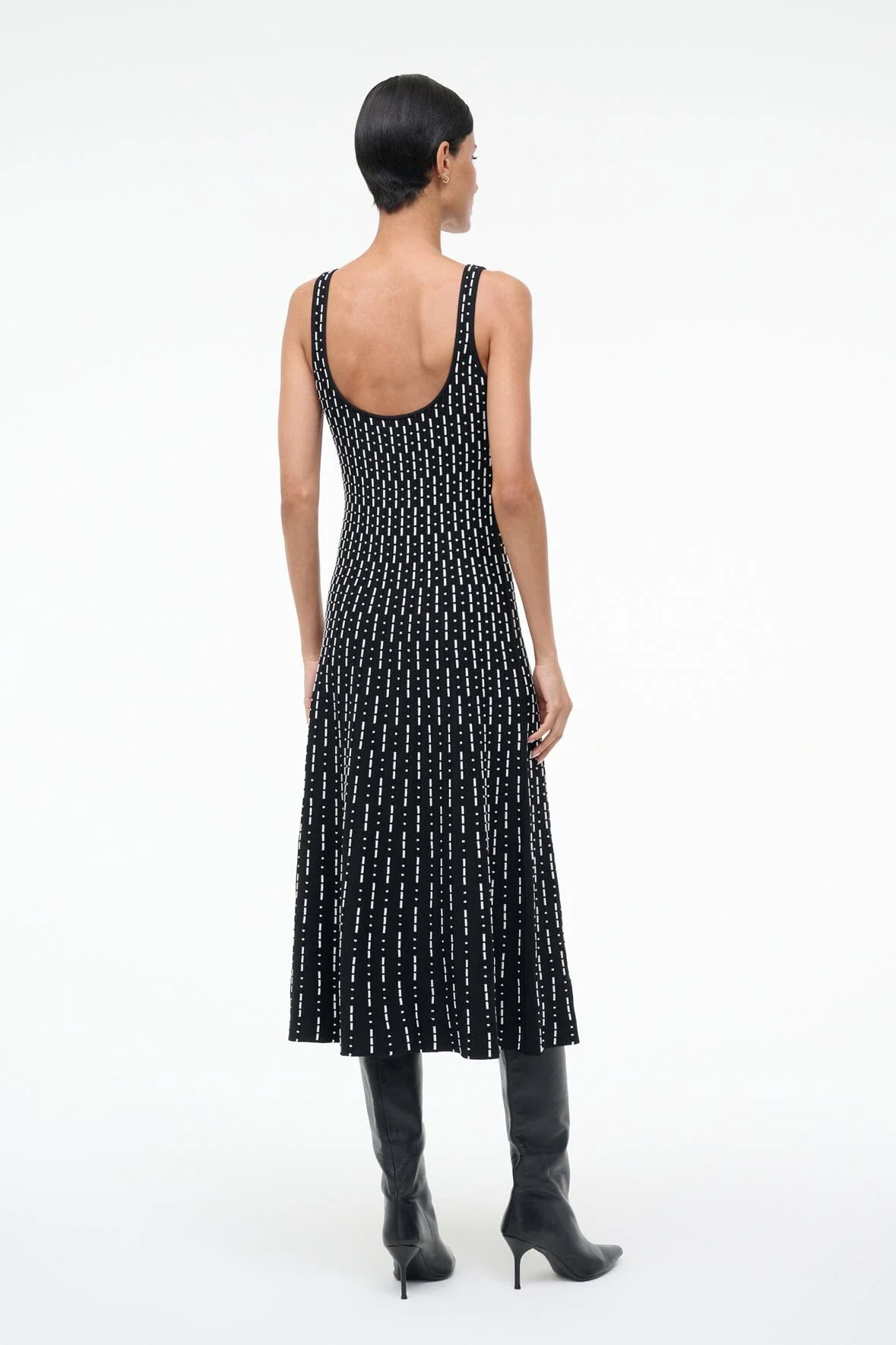 ELLISON DRESS | BLACK GEO - Image 4
