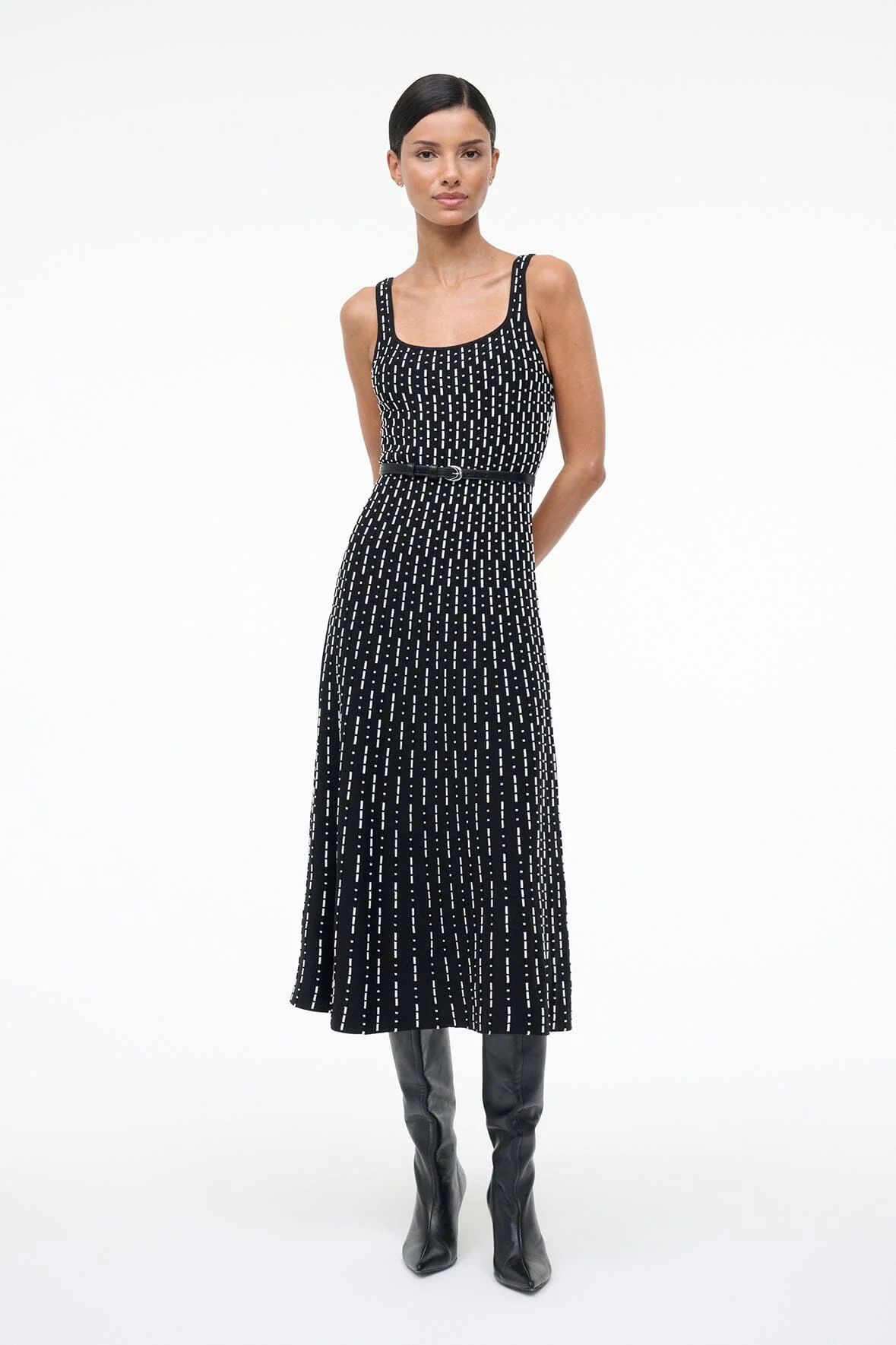 ELLISON DRESS | BLACK GEO - Image 5