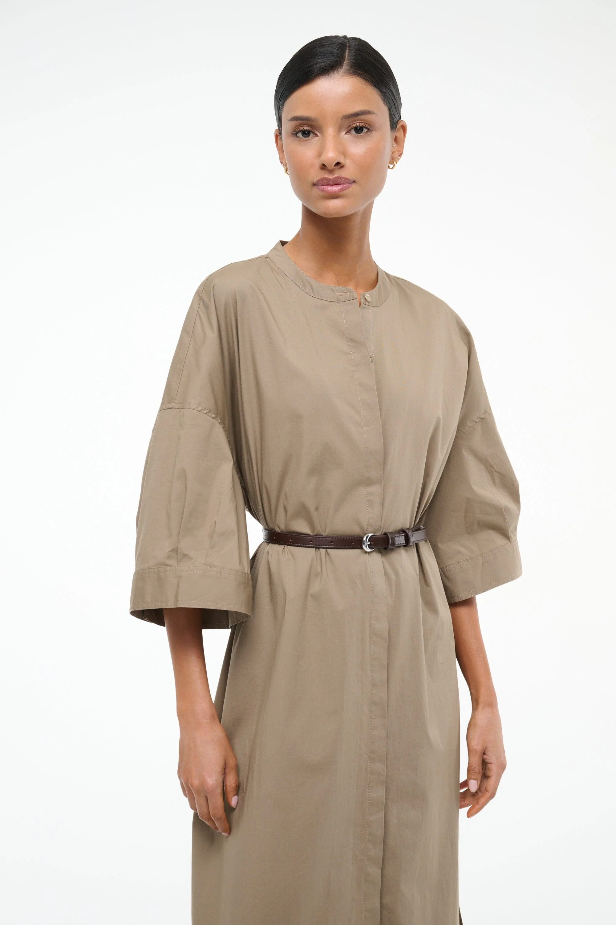 ENZO MAXI DRESS | TAUPE - Image 2