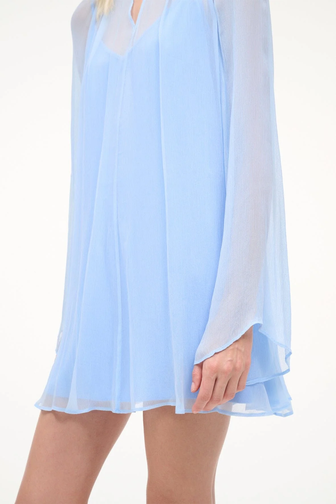 ESTHER MINI DRESS | CLEAR BLUE - Image 6