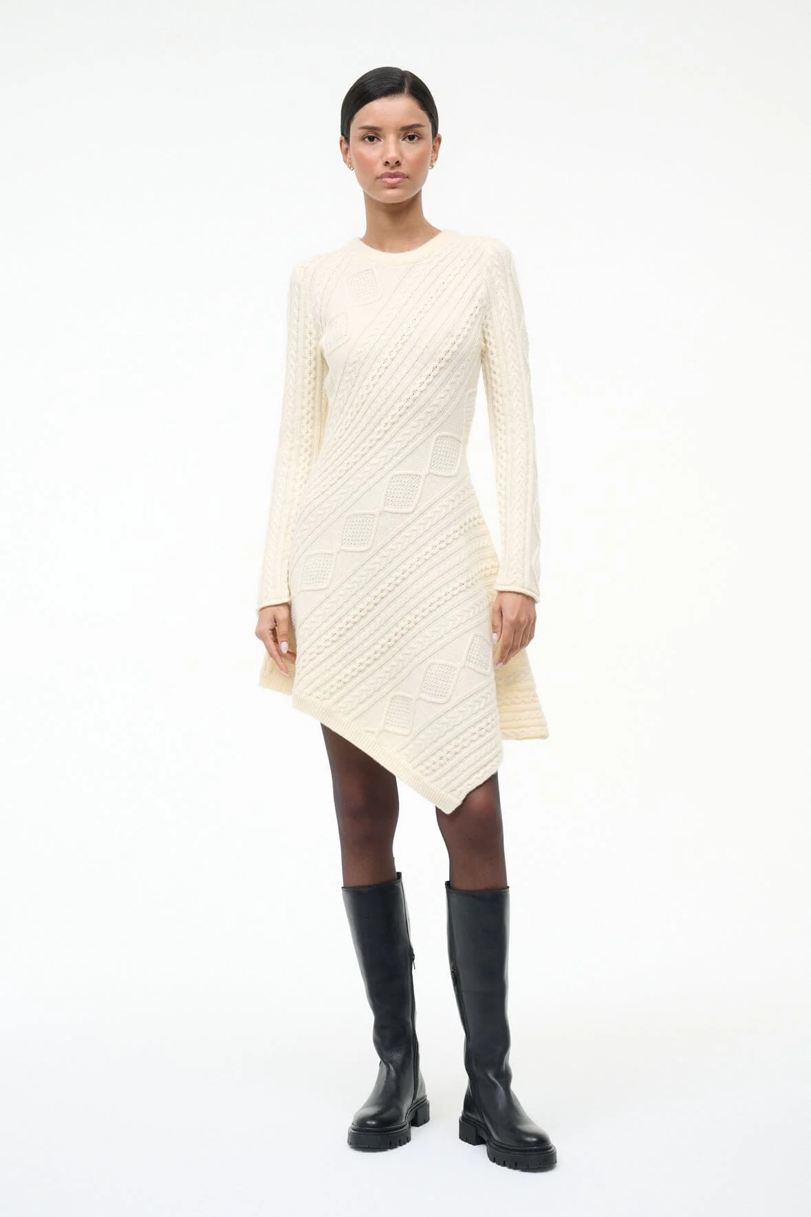 EVA SWEATER DRESS | IVORY - Image 7
