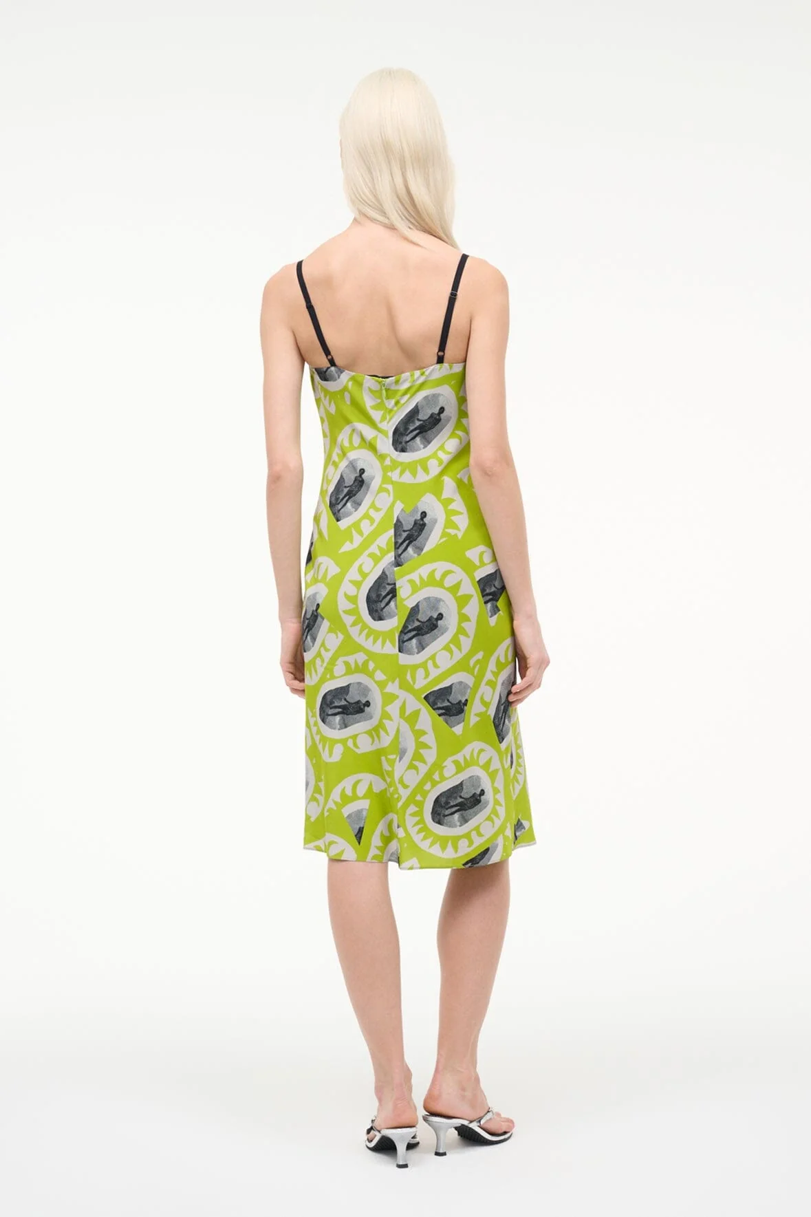 EVANGELINE DRESS | PADDLE OUT CHARTREUSE - Image 3
