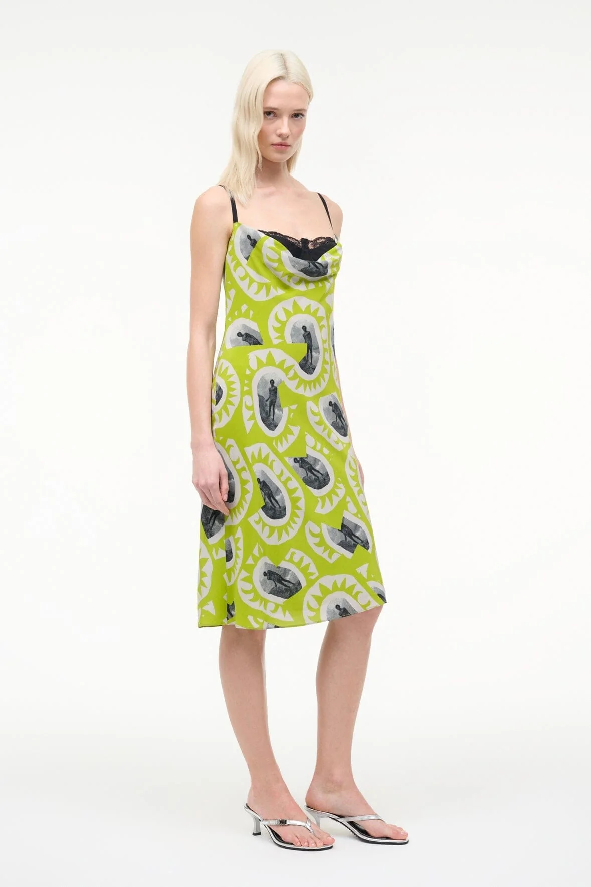 EVANGELINE DRESS | PADDLE OUT CHARTREUSE - Image 4