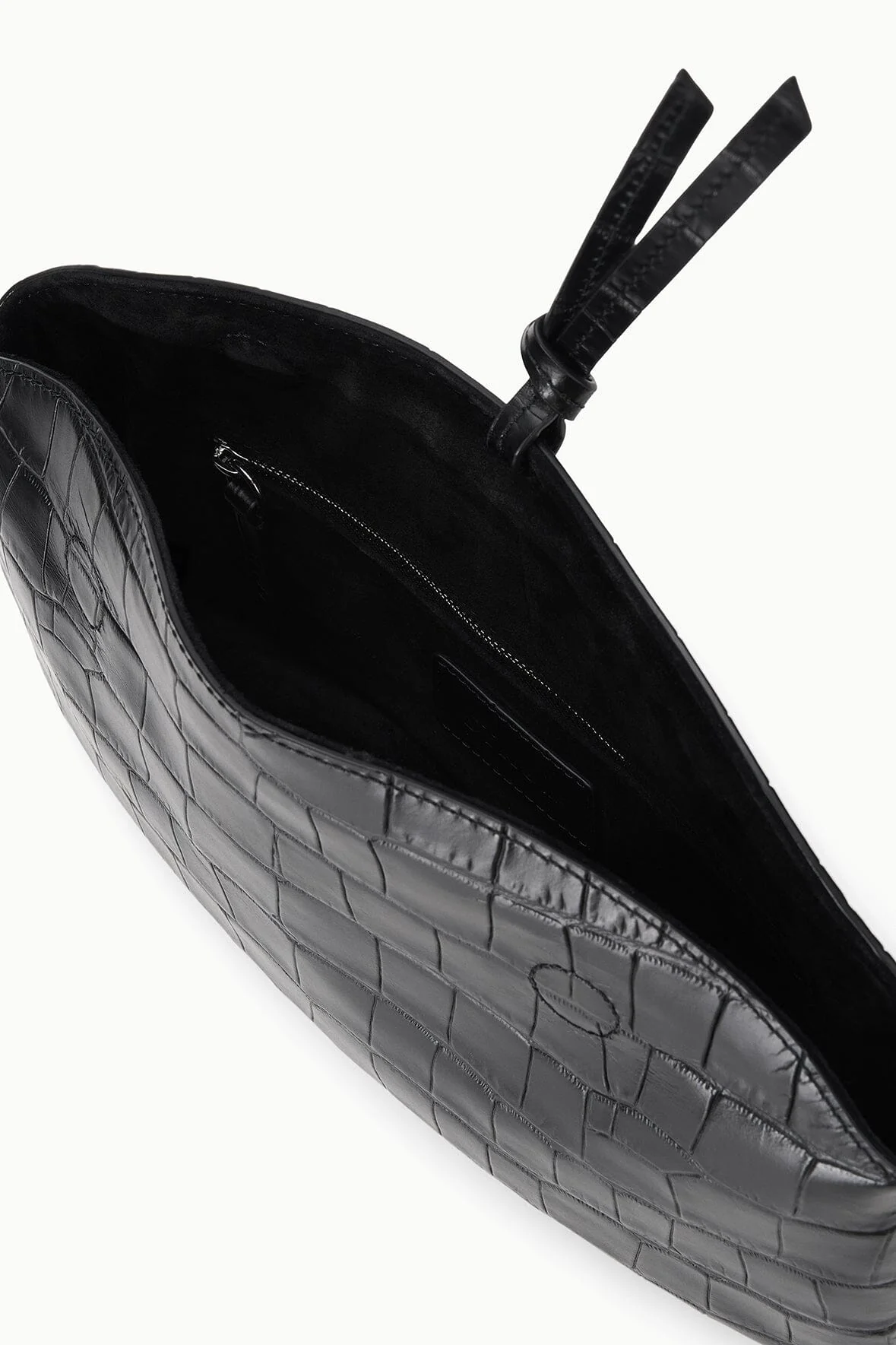 EVE CLUTCH | BLACK CROCO - Image 6