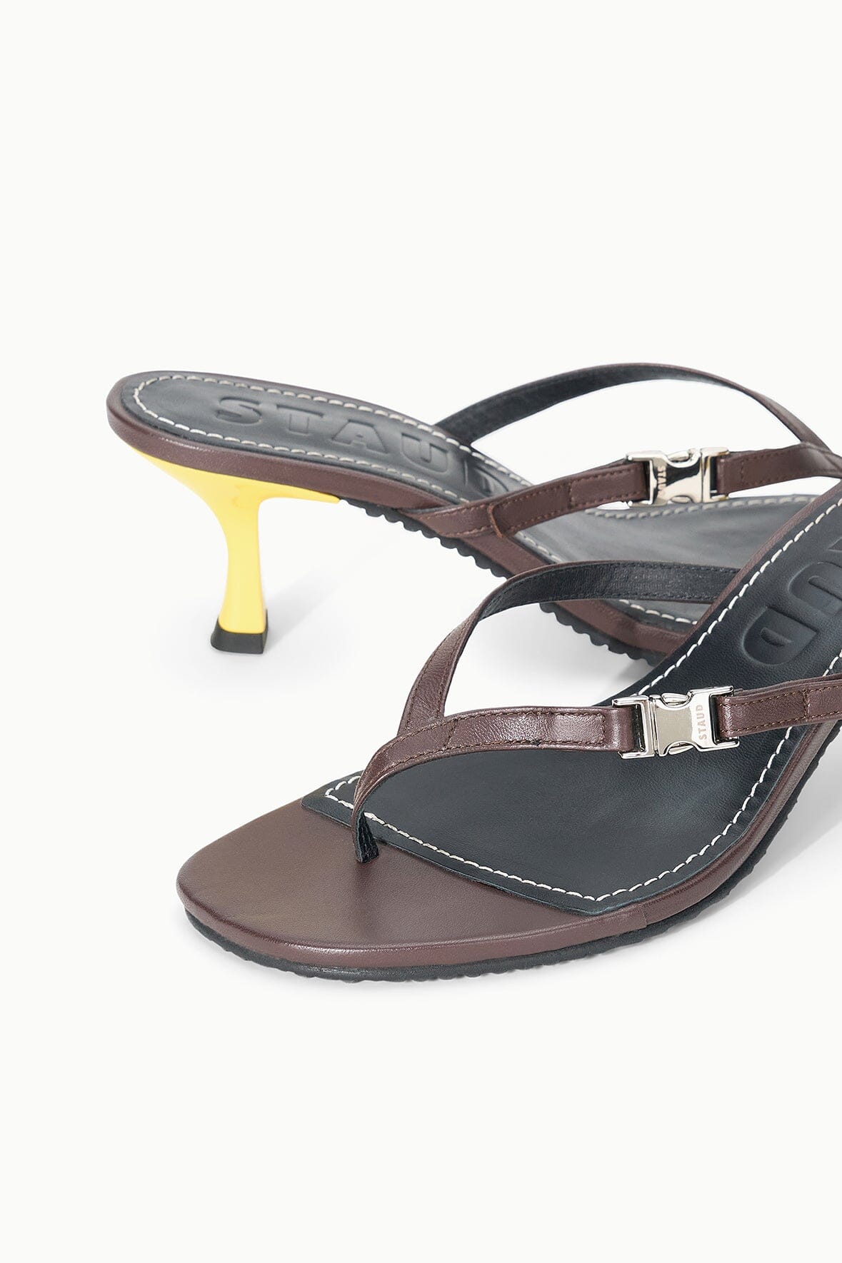 FLYNN KITTEN HEEL | ESPRESSO LEMON - Image 4