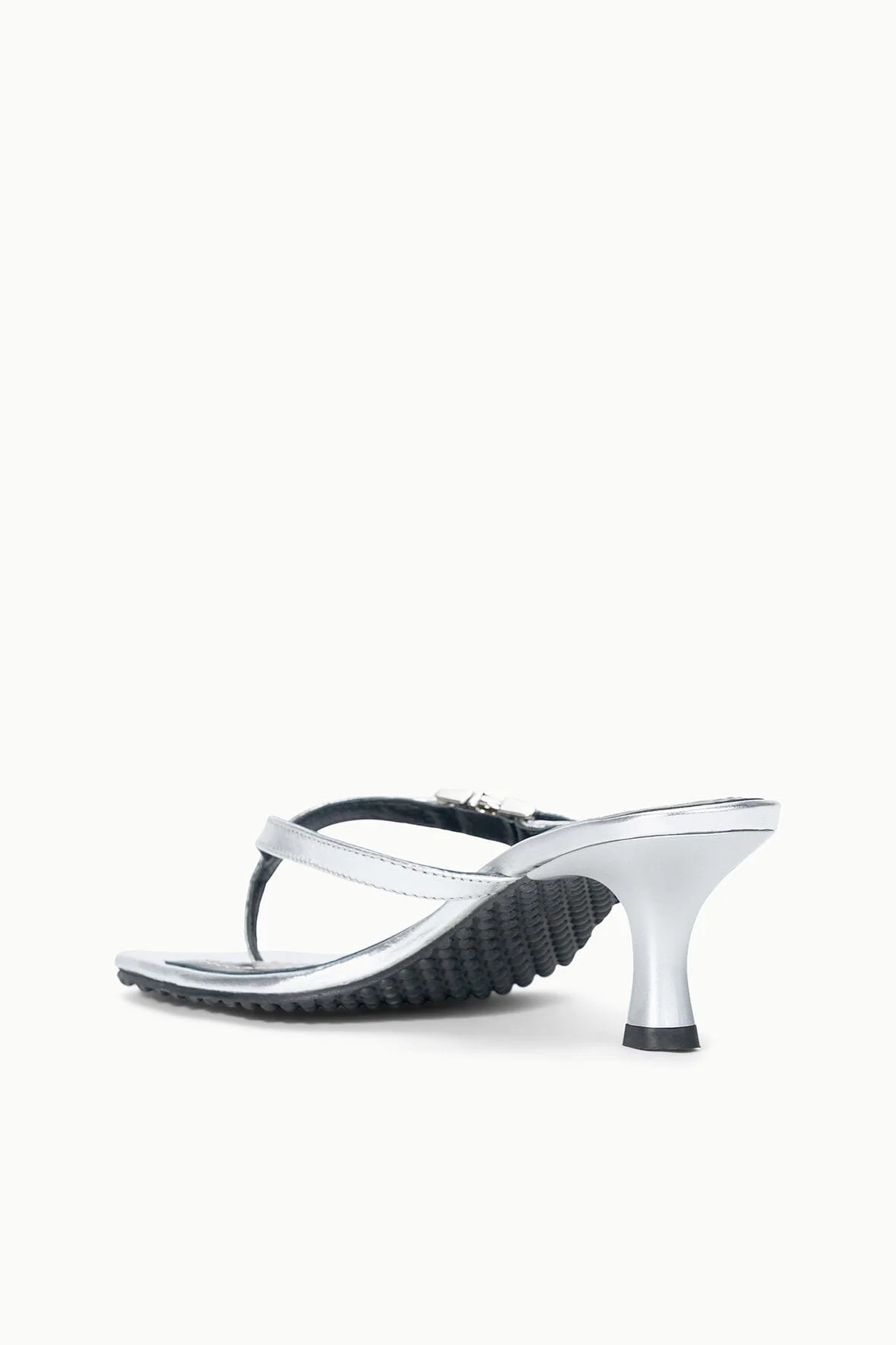 FLYNN KITTEN HEEL | SILVER - Image 5