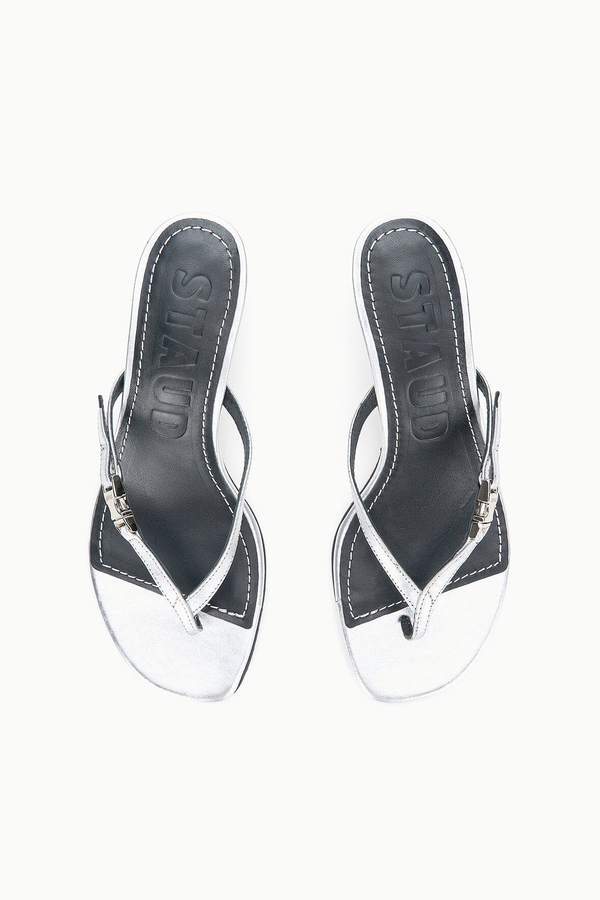 FLYNN KITTEN HEEL | SILVER - Image 7