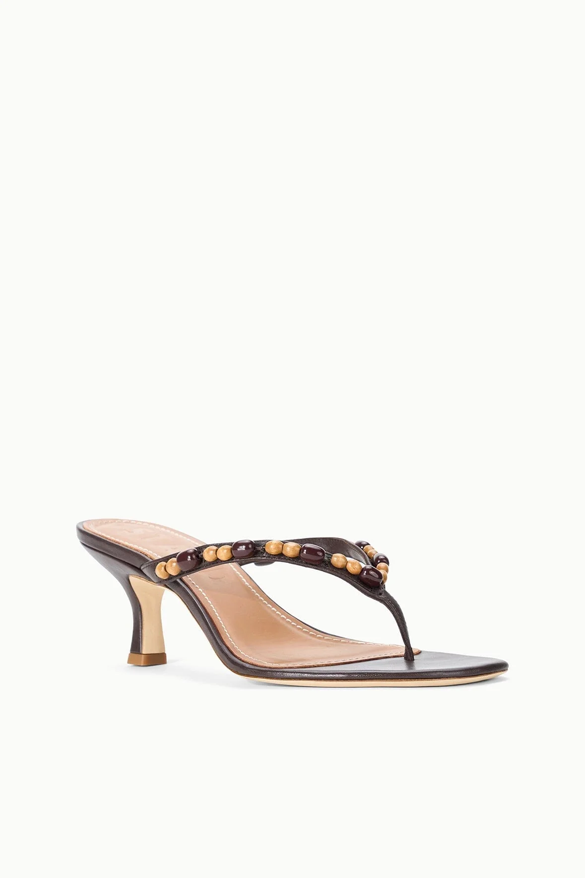 FREJA KITTEN HEEL | WOOD BEADS - Image 2