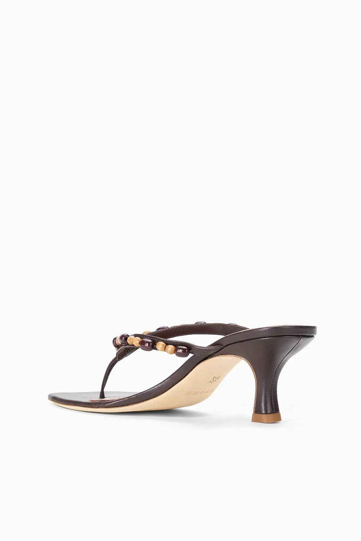 FREJA KITTEN HEEL | WOOD BEADS - Image 3