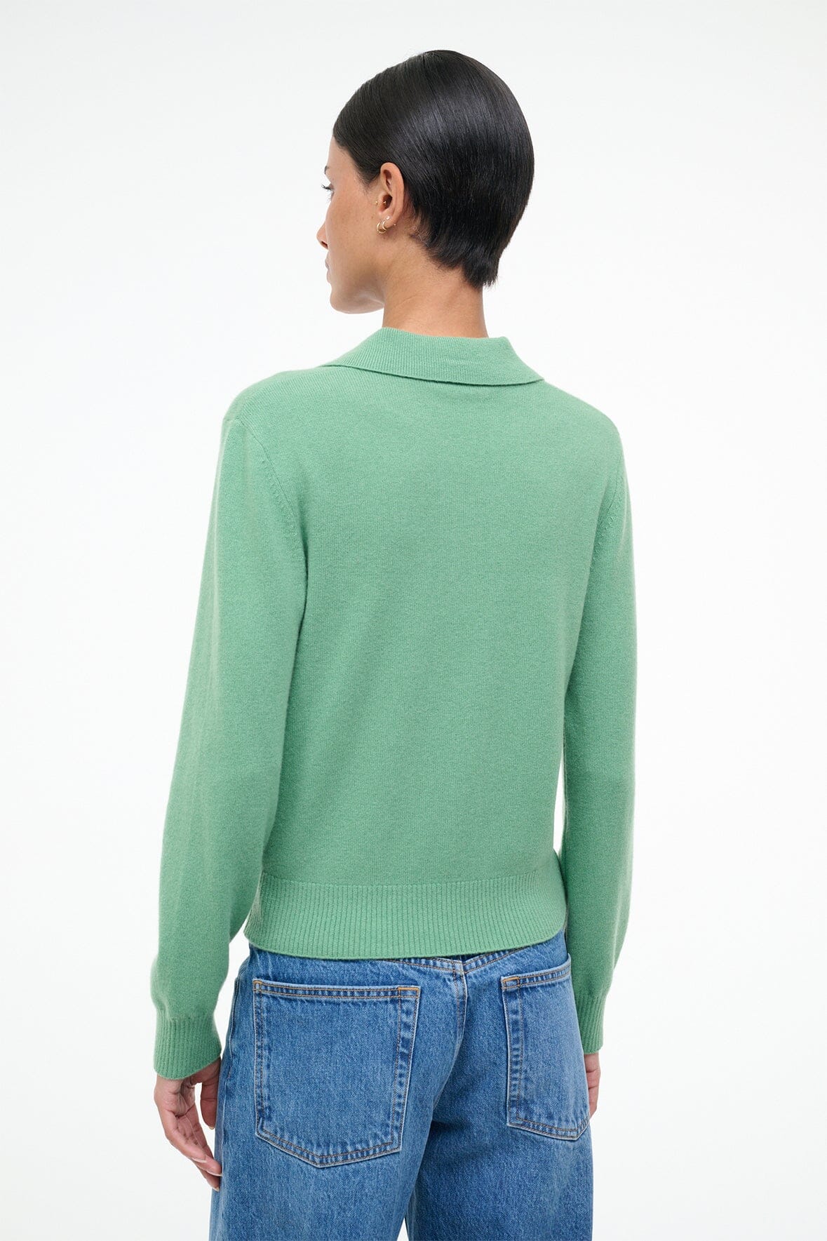 GEMMA CASHMERE SWEATER | LEAF - Image 3