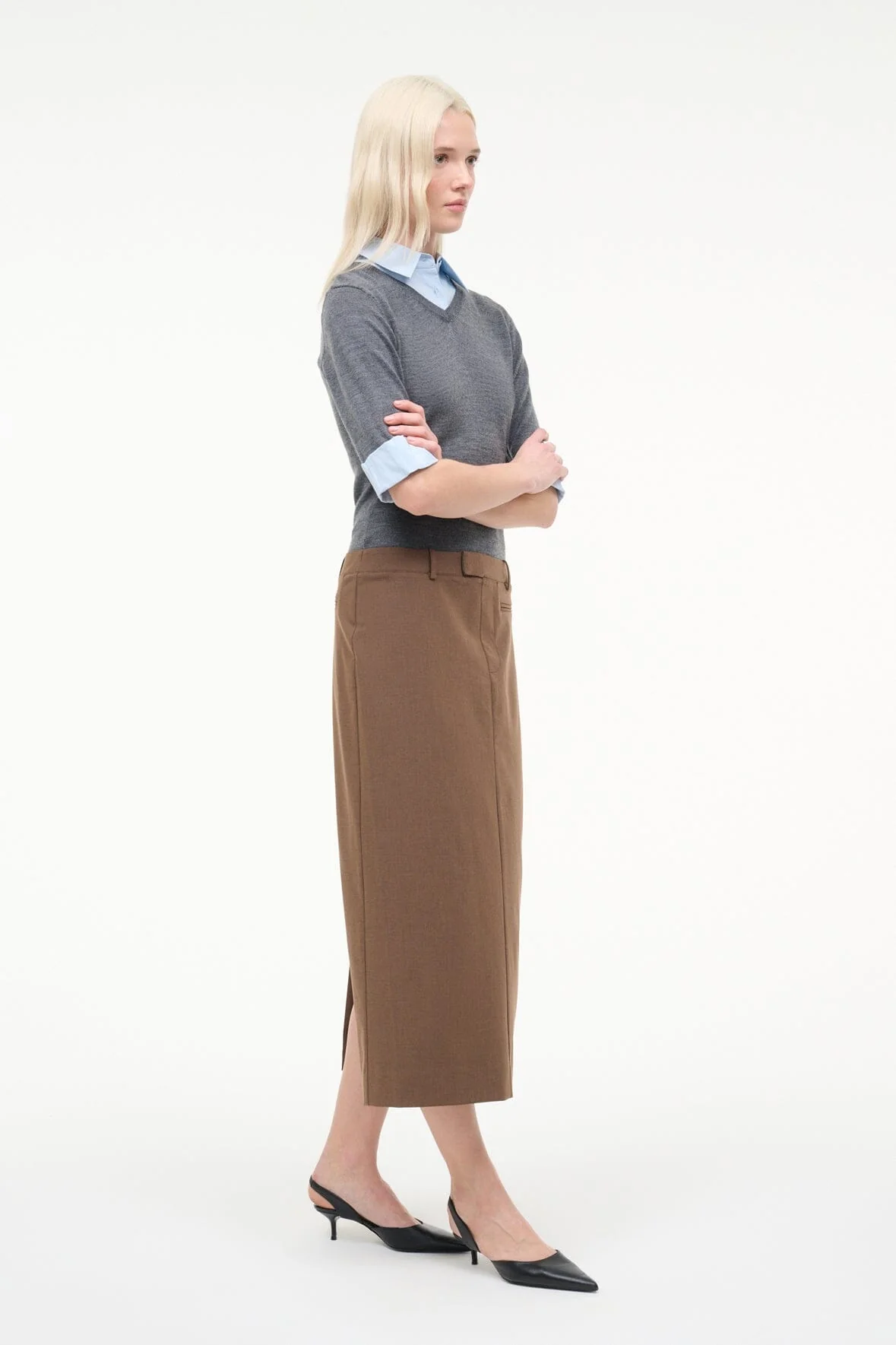 GEO DRESS | NUTMEG CHARCOAL - Image 3