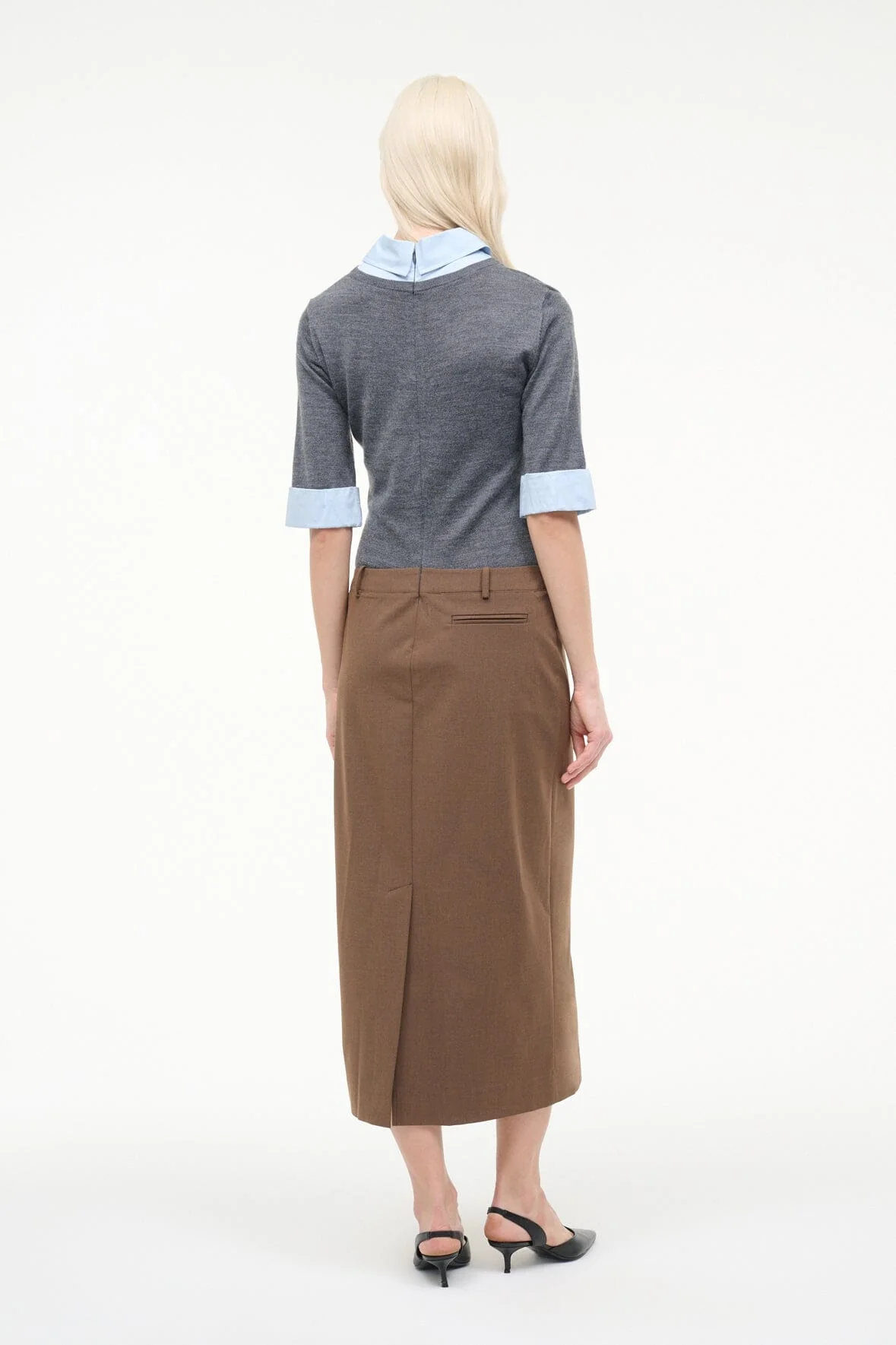 GEO DRESS | NUTMEG CHARCOAL - Image 4