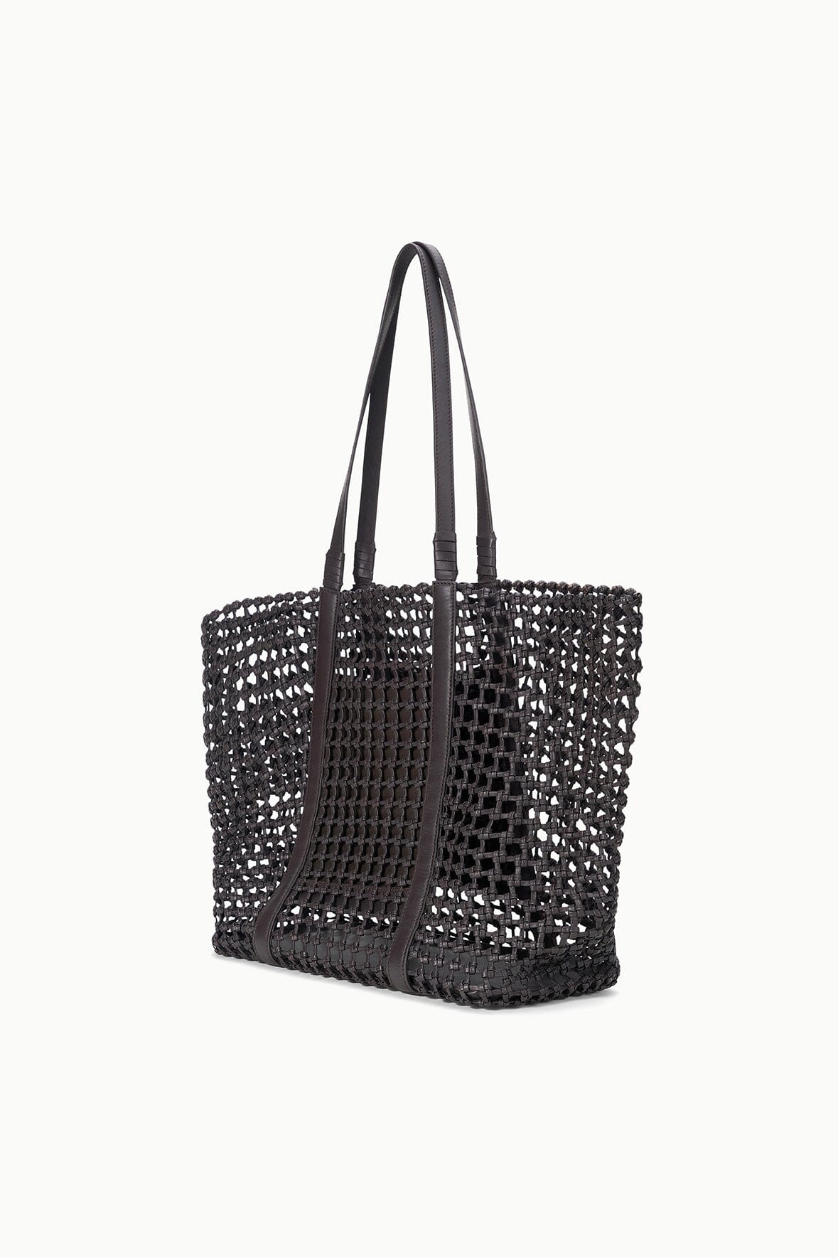 GETAWAY HAND-KNOTTED TOTE BAG | ESPRESSO - Image 3