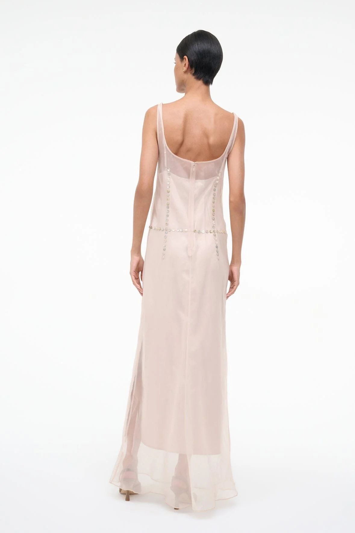 GRETA SILK DRESS | FAWN - Image 4