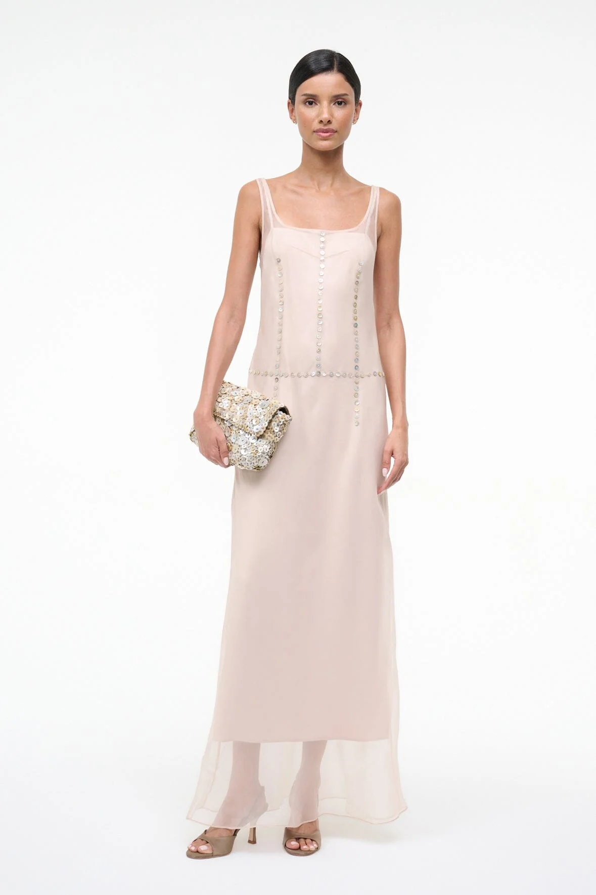 GRETA SILK DRESS | FAWN - Image 5