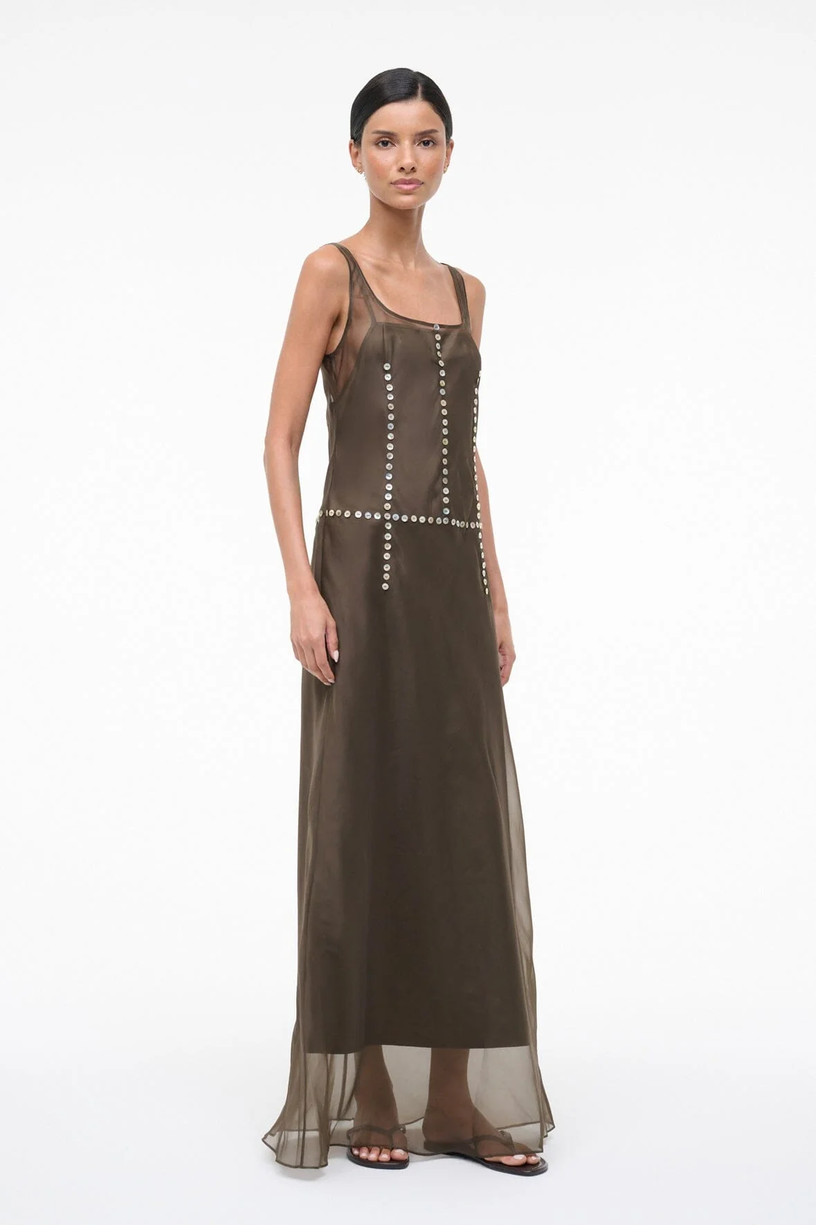 GRETA SILK DRESS | SOIL - Image 3