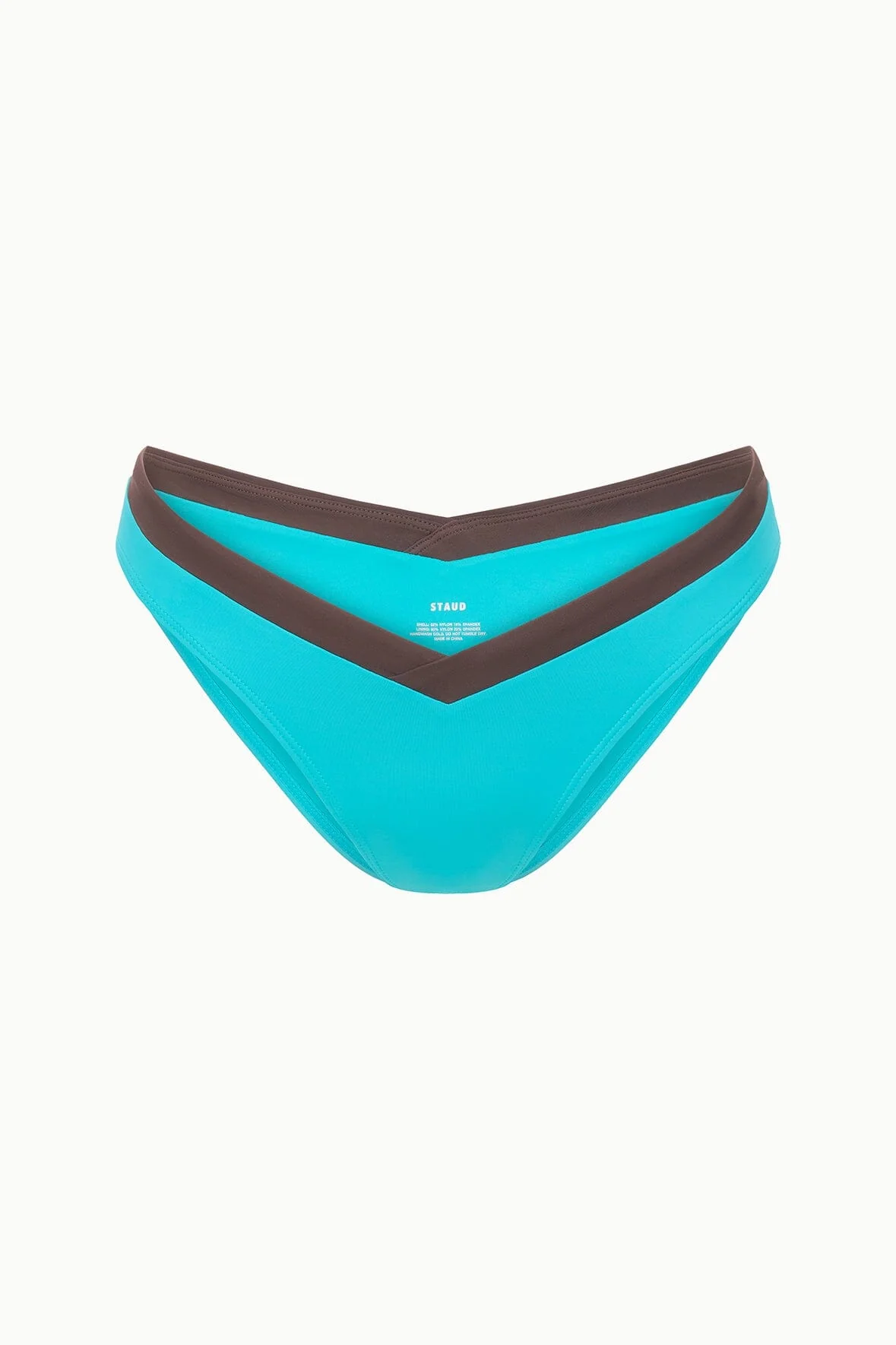 GWEN BIKINI BOTTOM | TEAL DARK CHOCOLATE - Image 6