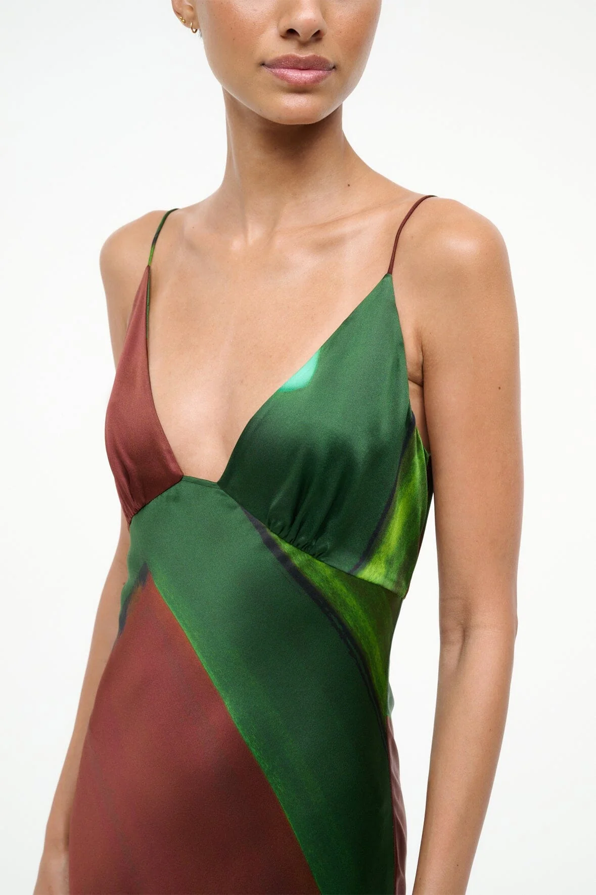 HANK SILK DRESS | EMERALD PRISM - Image 5