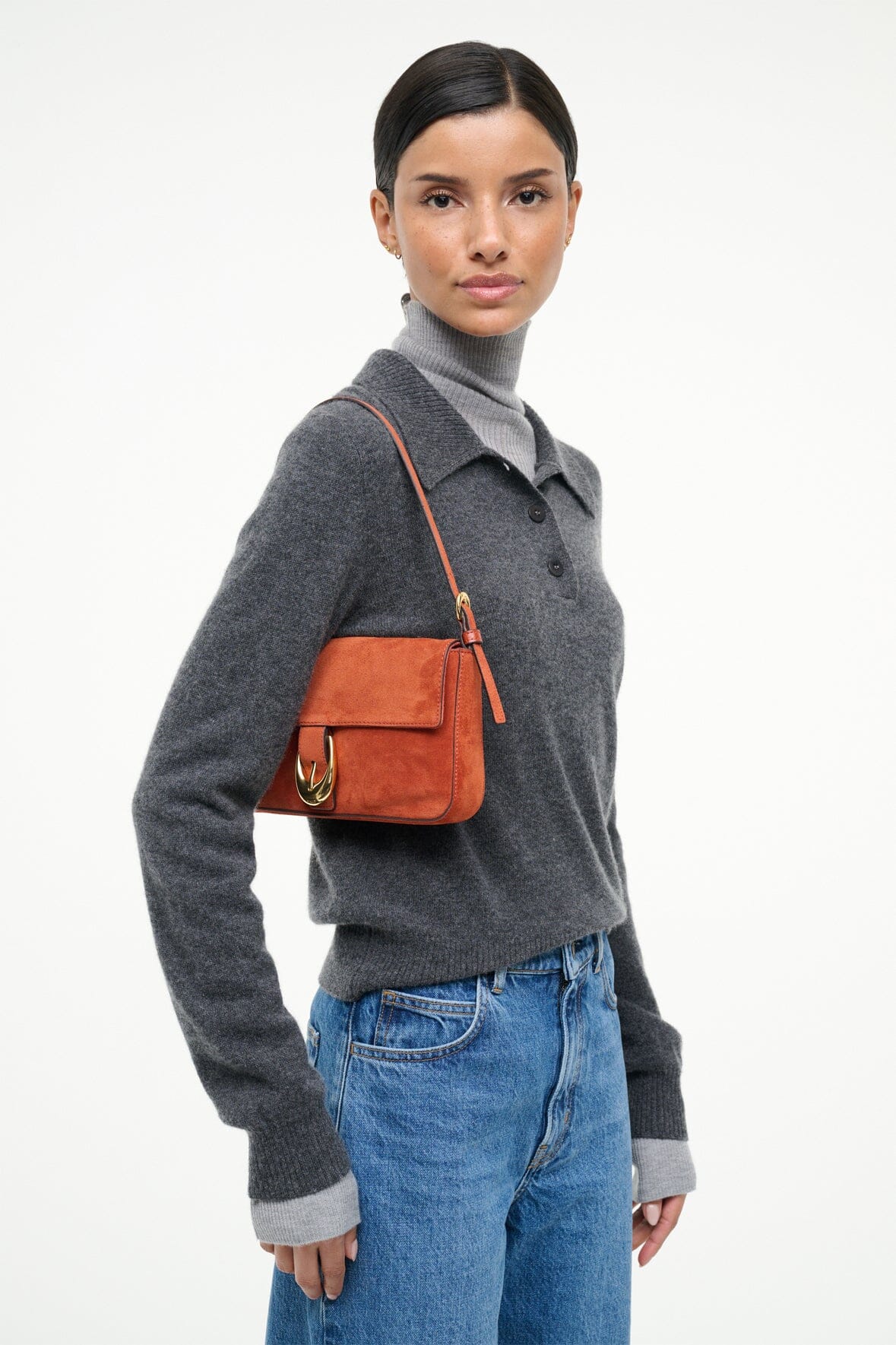 HARLOW BAG | AUBURN SUEDE - Image 2