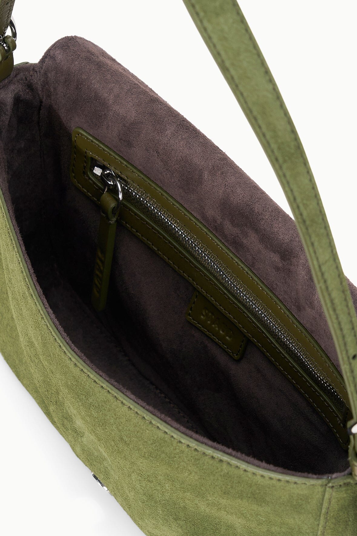 HARLOW BAG | AVOCADO SUEDE - Image 7