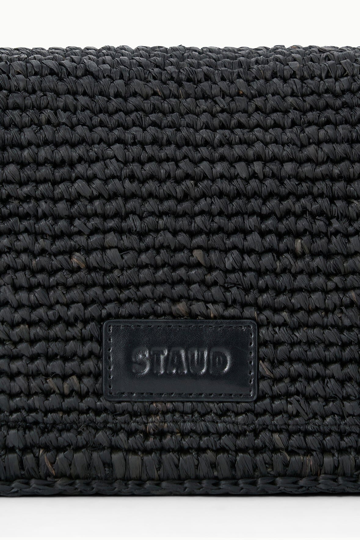 HARLOW RAFFIA BAG | BLACK RAFFIA - Image 5