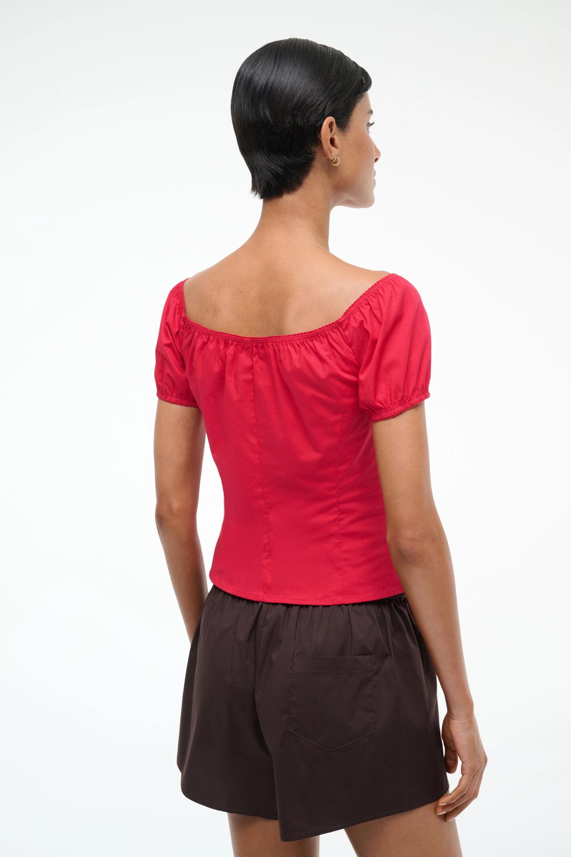 HELENE TOP | CHERRY - Image 3