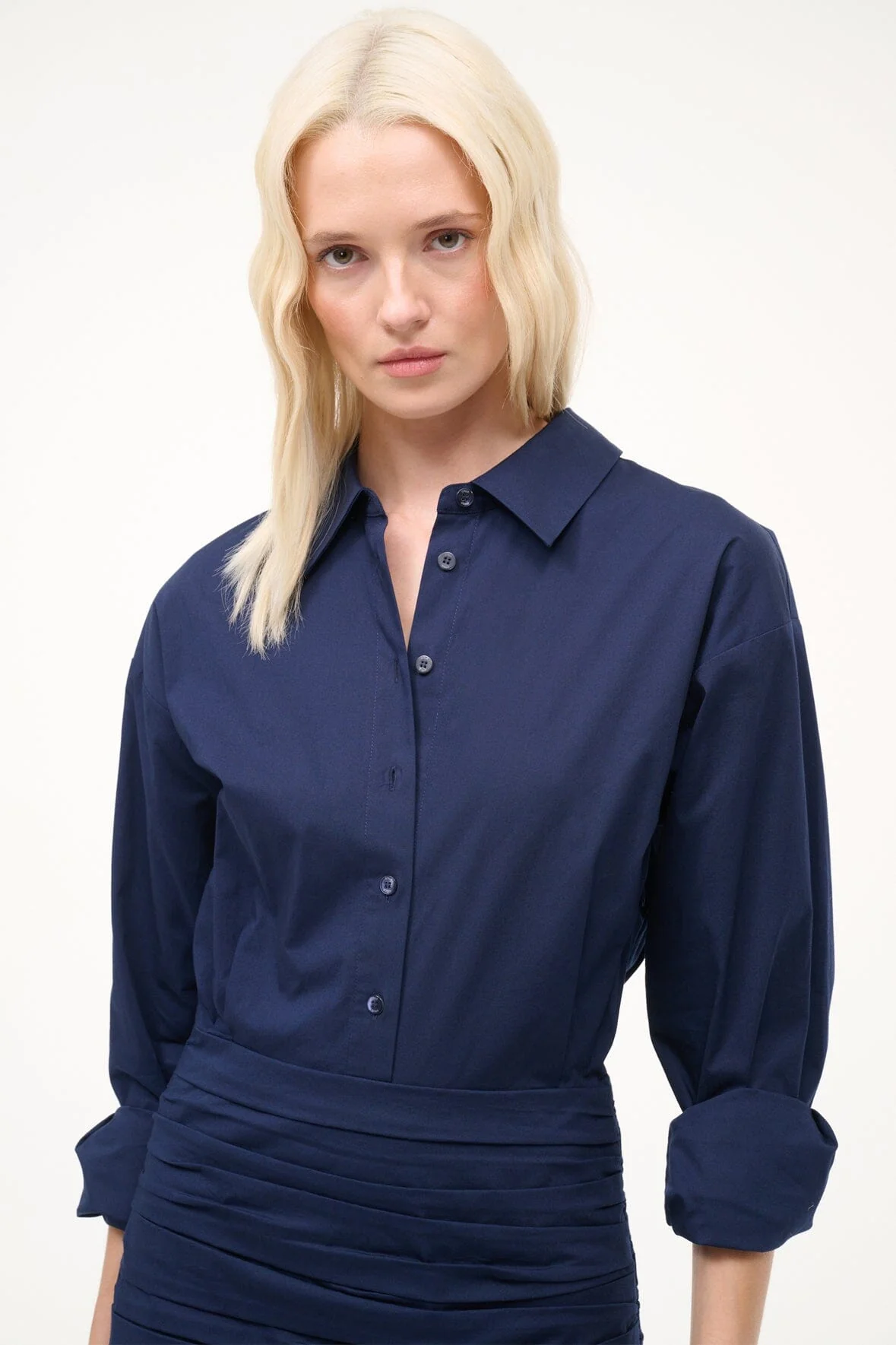 INDYA MINI DRESS | NAVY - Image 4