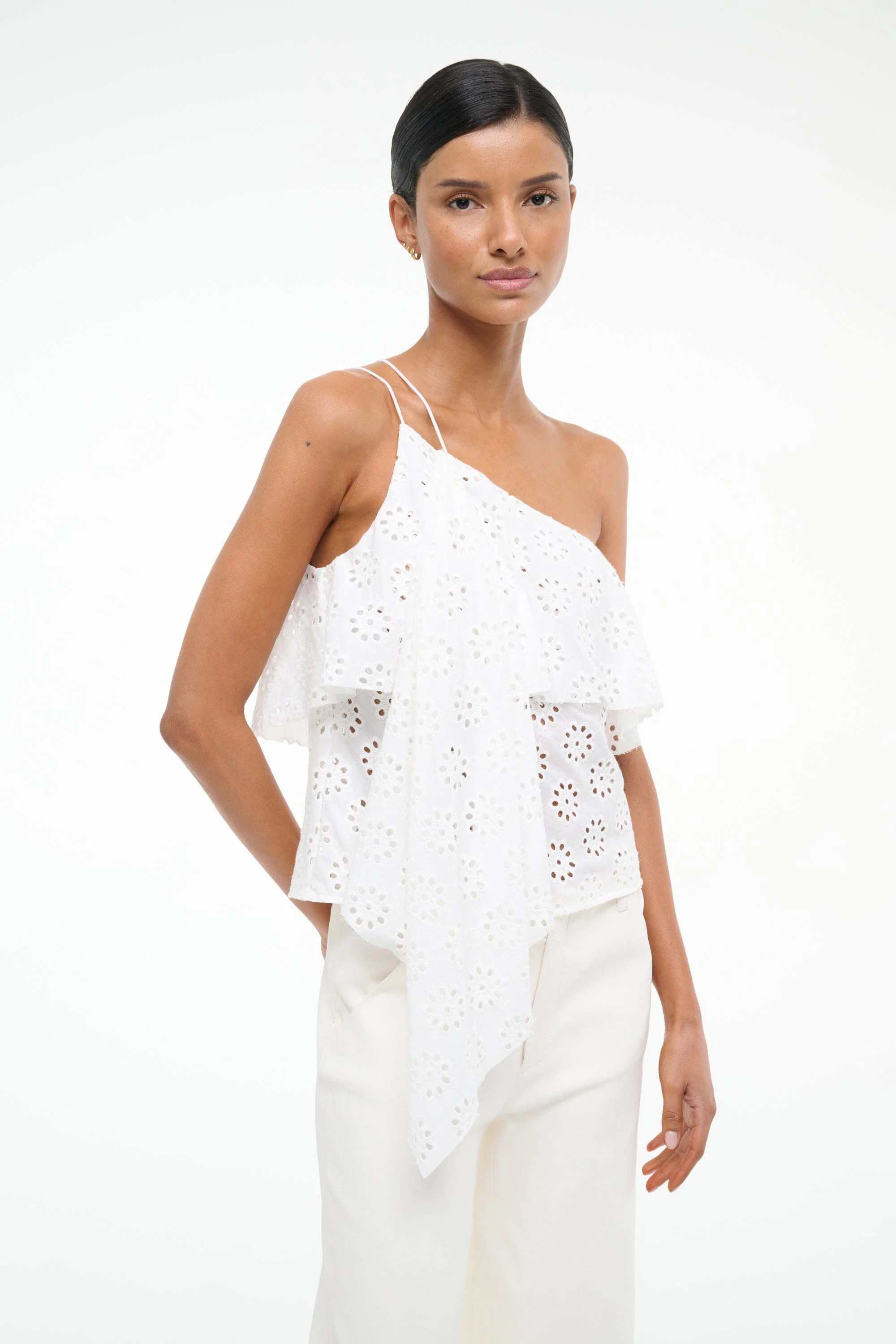ISA TOP | WHITE EYELET