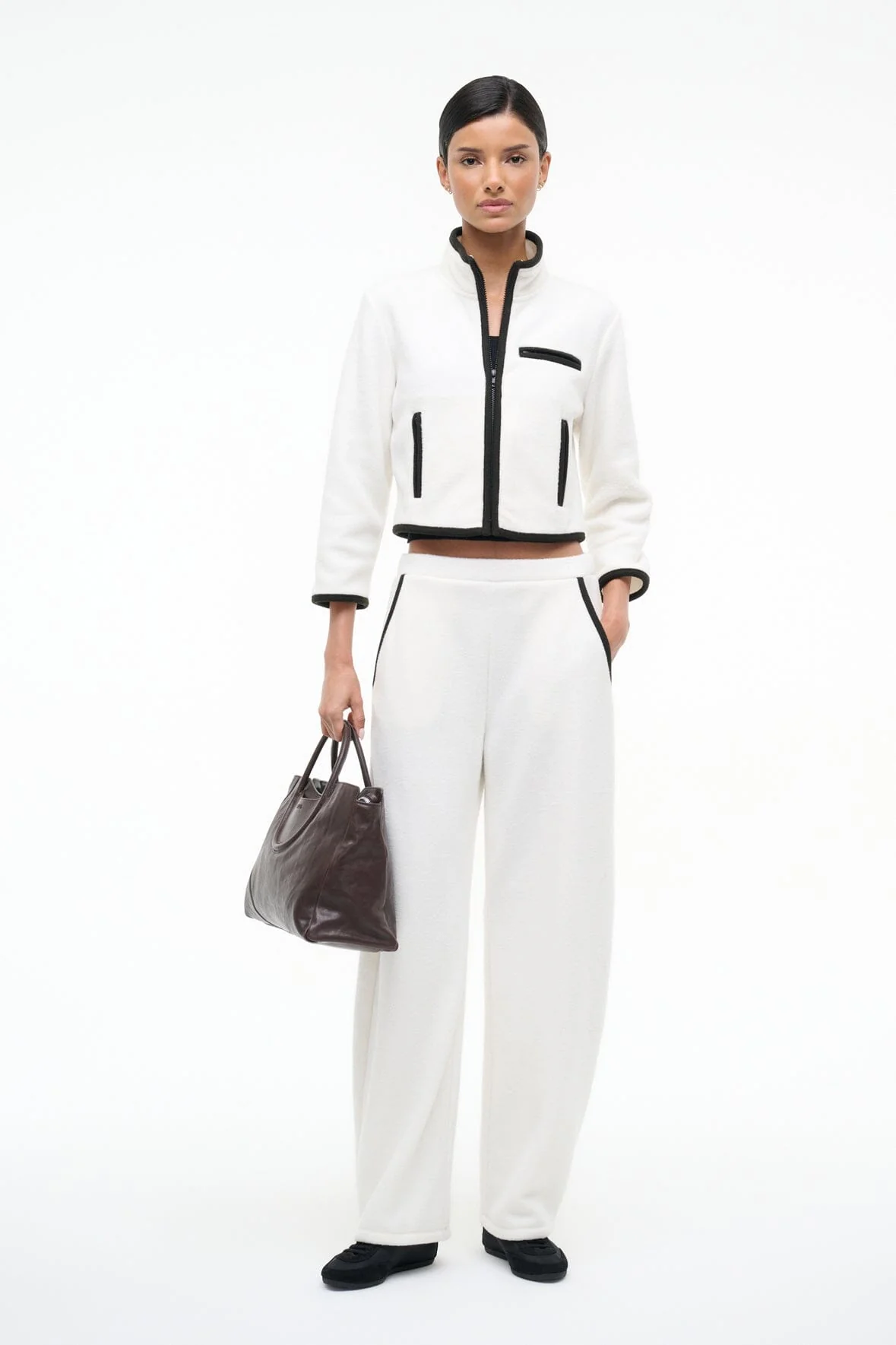 JETER JACKET | IVORY BLACK