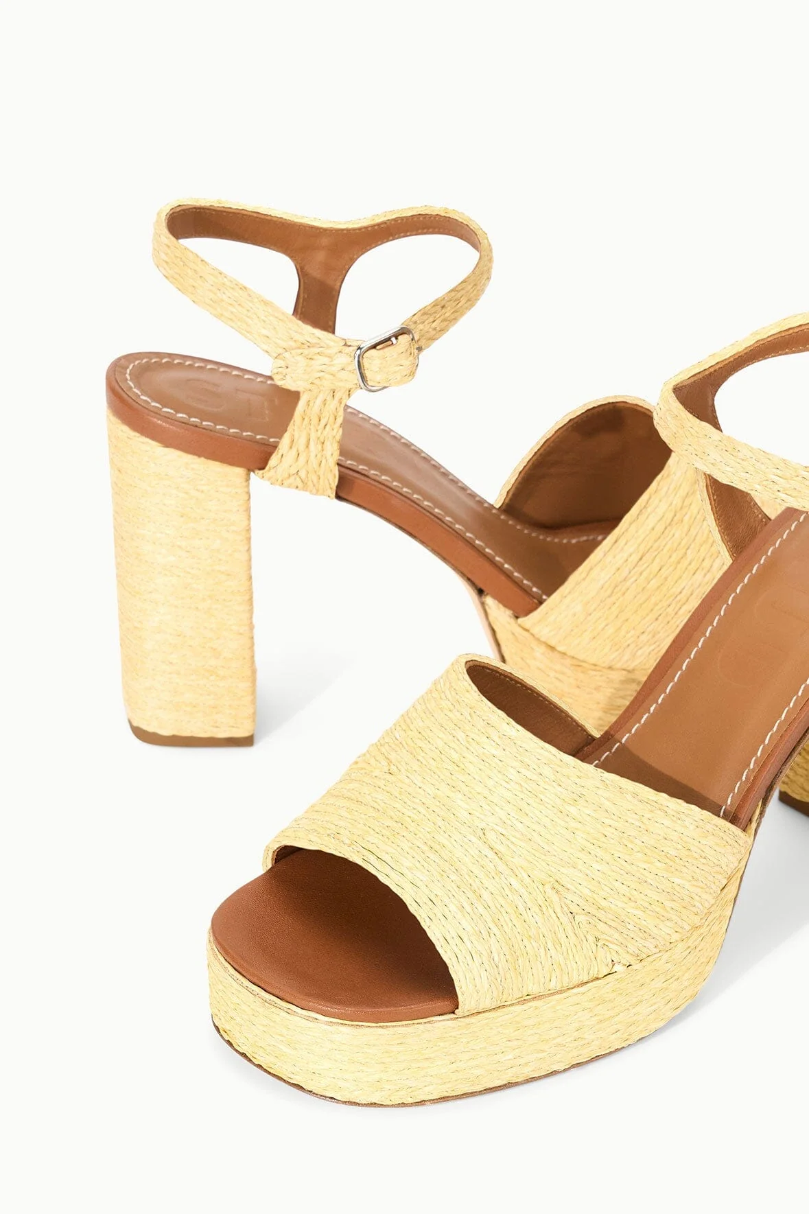 JODIE PLATFORM HEEL | NATURAL - Image 5