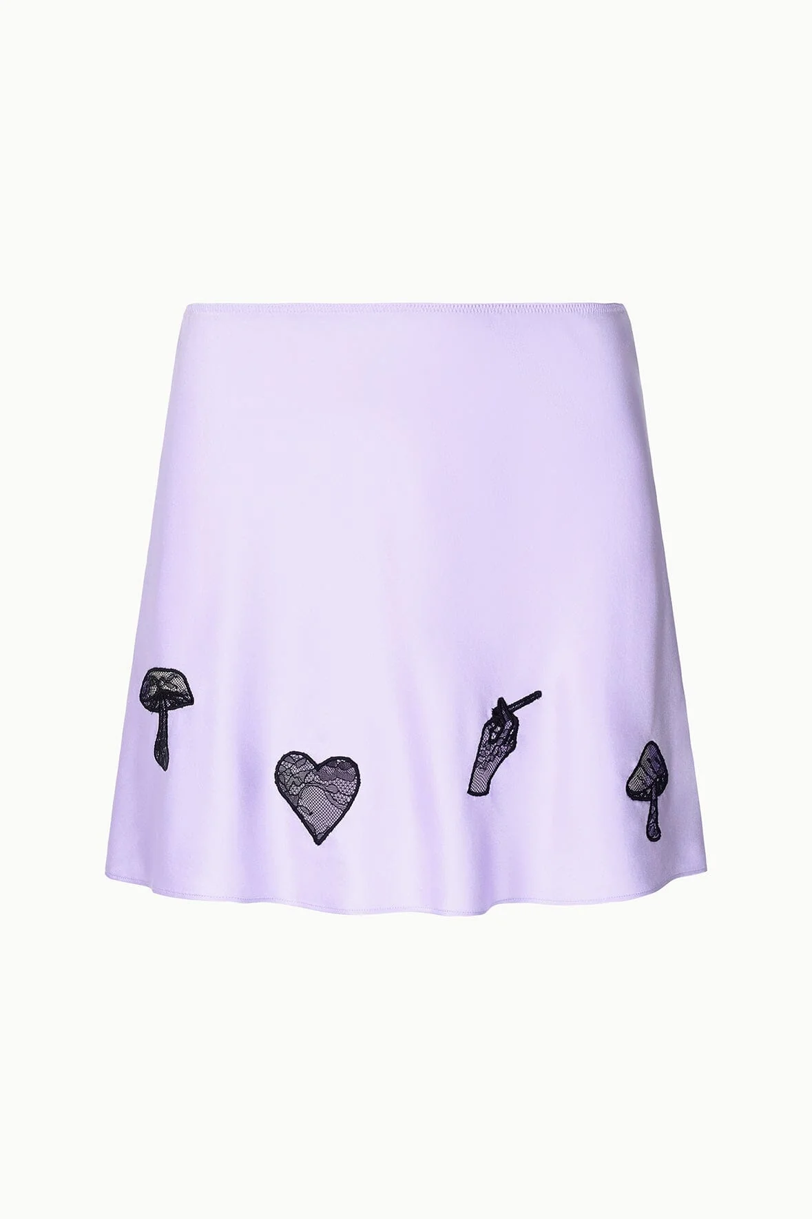 KIN SILK MINI SKIRT | WISTERIA - Image 6