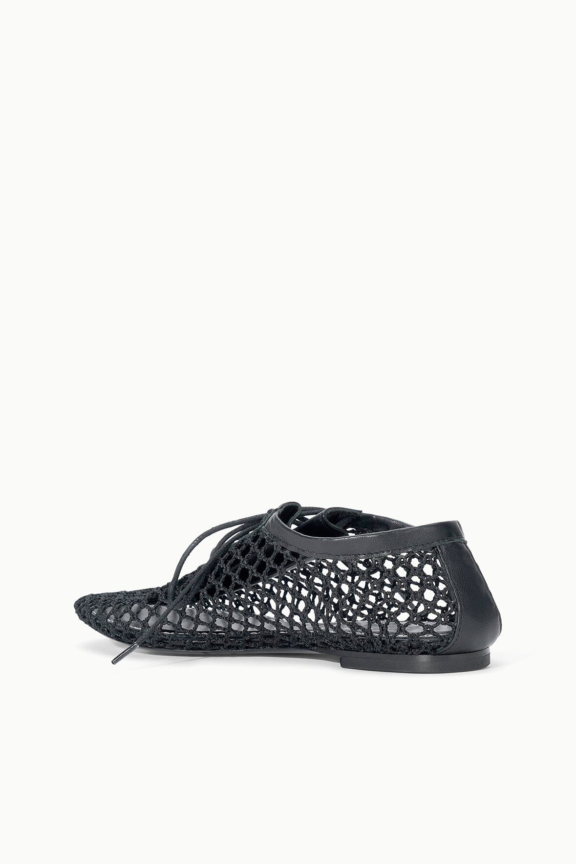 KIT LACE UP FLAT | BLACK - Image 3