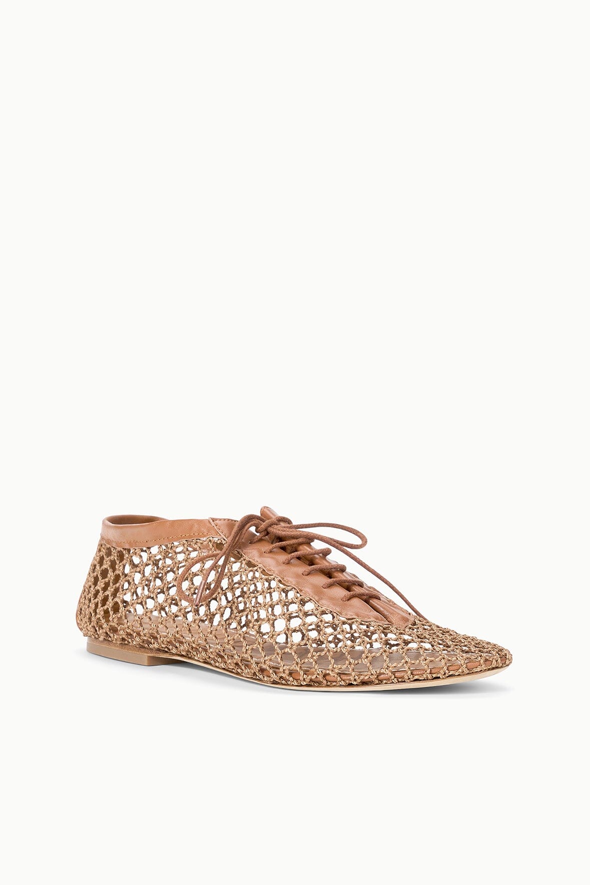 KIT LACE UP FLAT | TAN - Image 3