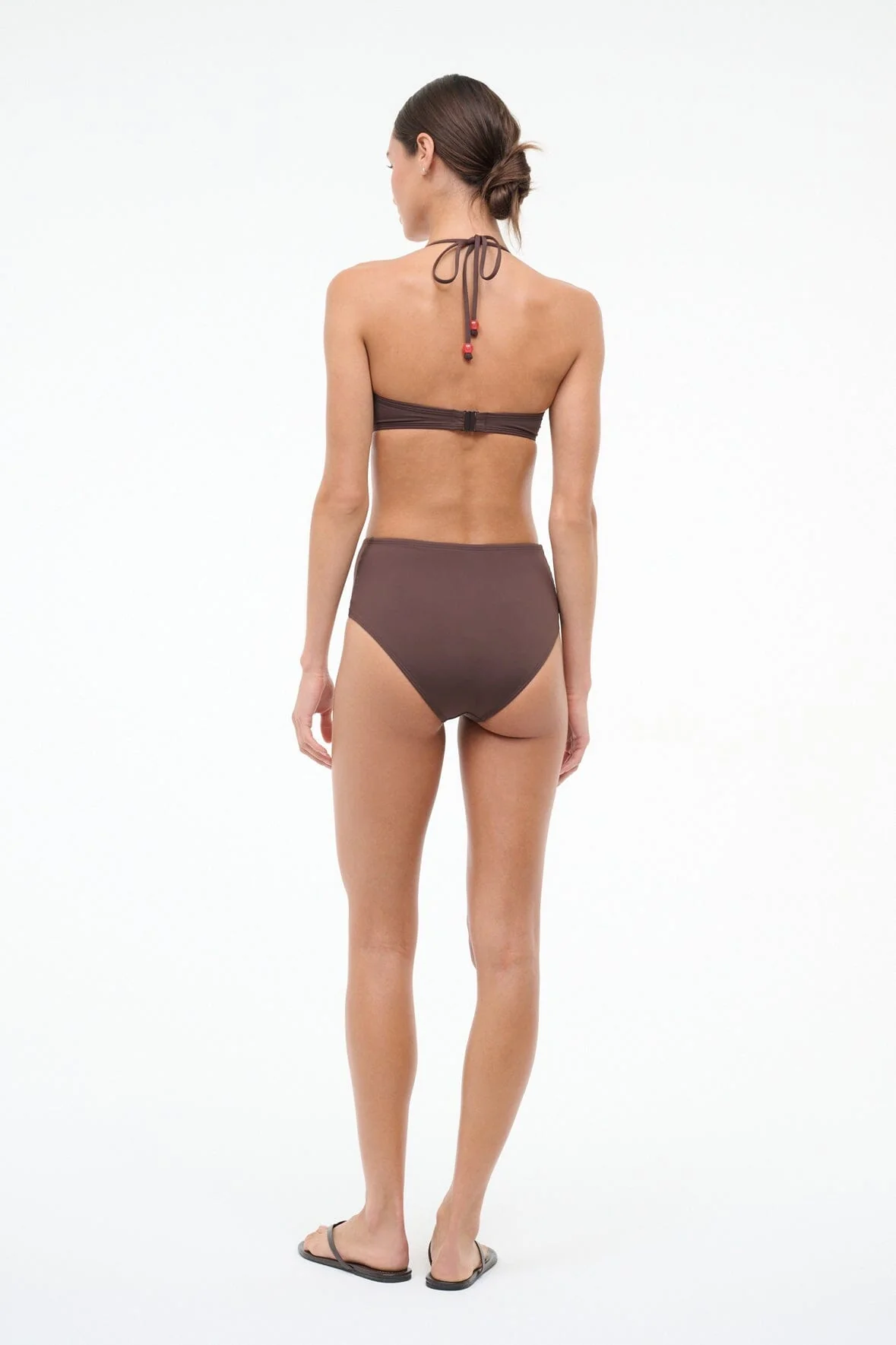 LAIRD BIKINI TOP | DARK CHOCOLATE FLAME - Image 5