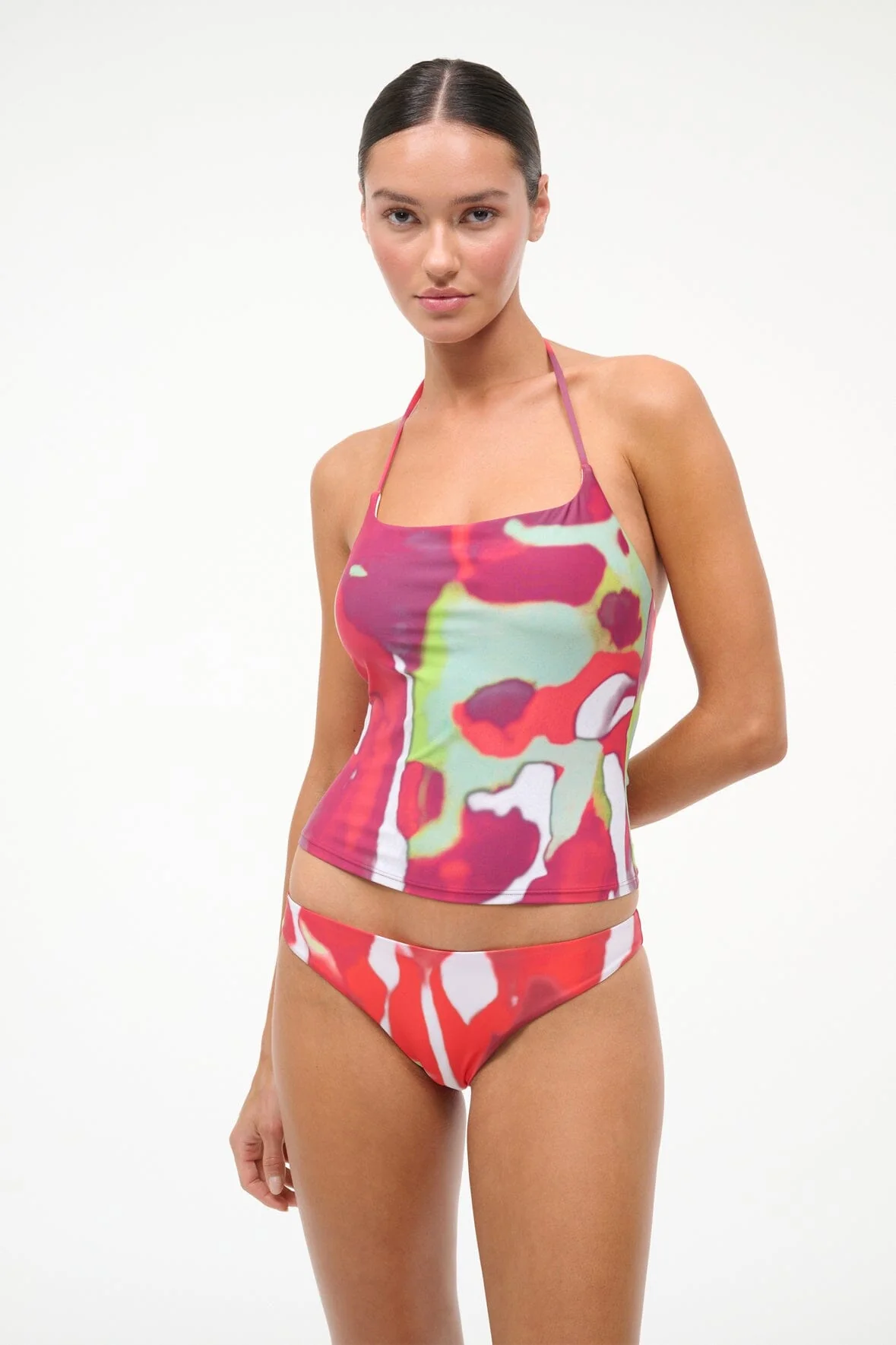 LAIRD TANKINI TOP | RED ZONE - Image 2