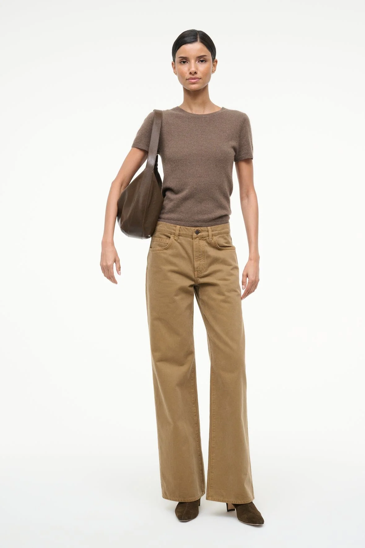 LARGE DEMY SHOULDER BAG | TRUFFLE - Image 4