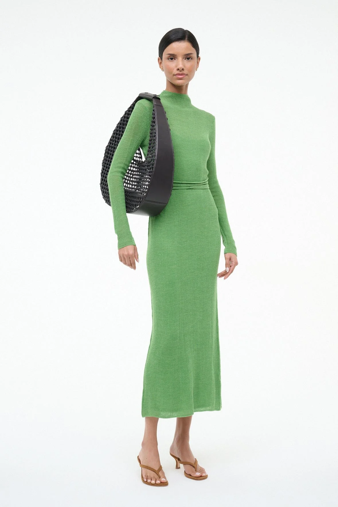 LARGE MOON BAG | ESPRESSO KNOTTED - Image 7