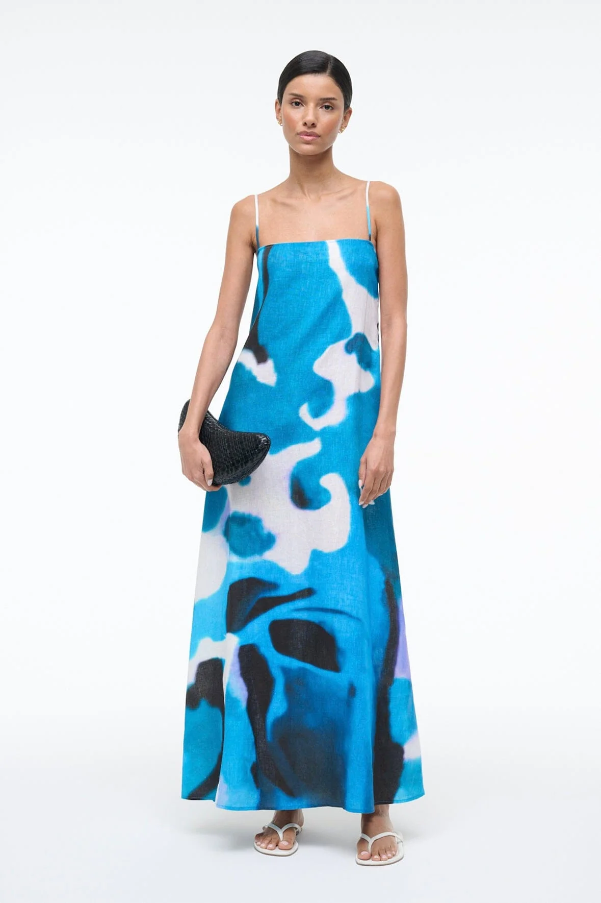LAURA LINEN DRESS | BLUE HAZE - Image 5