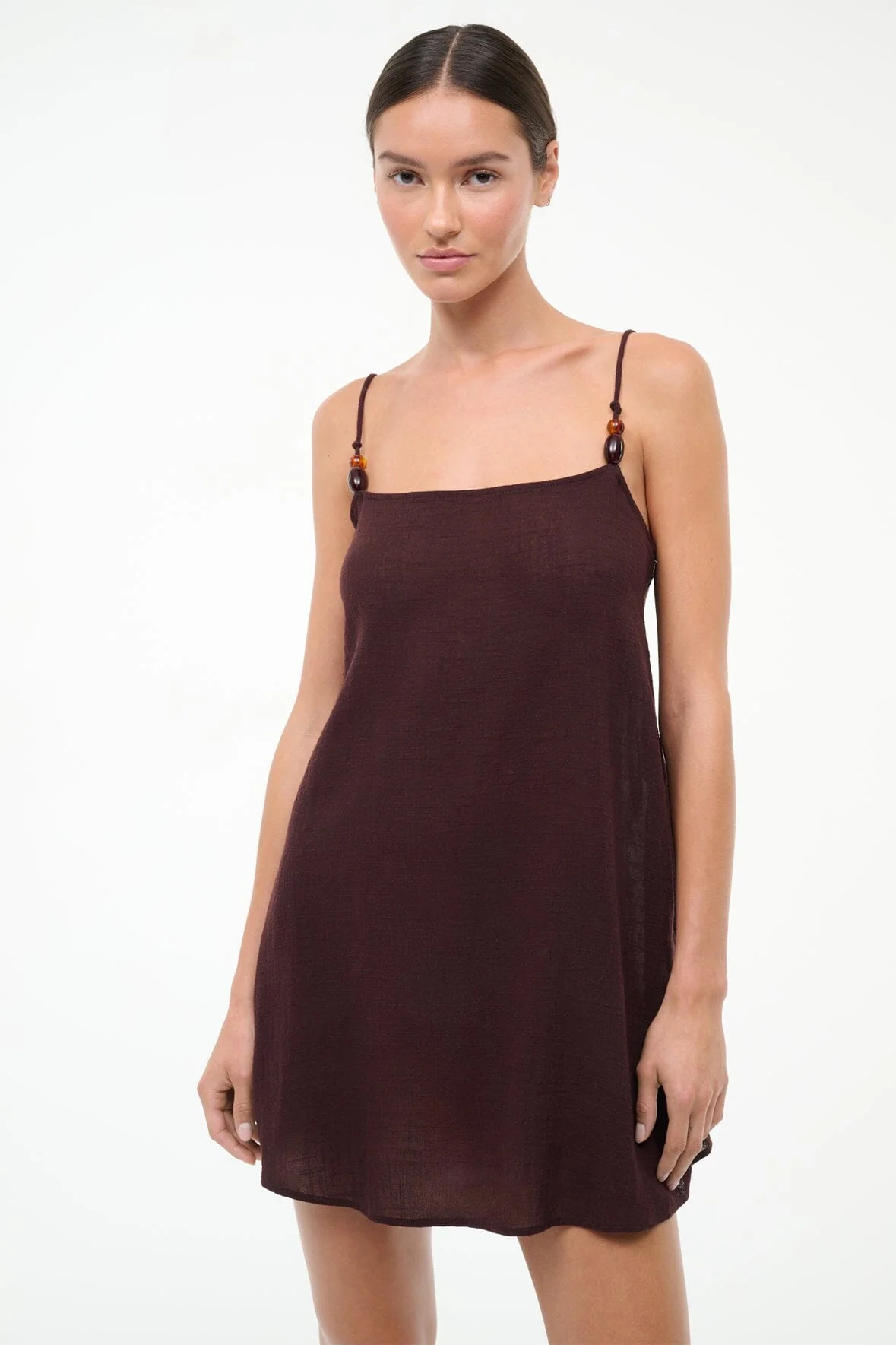 LAURA MINI COVERUP DRESS | DARK CHOCOLATE - Image 7