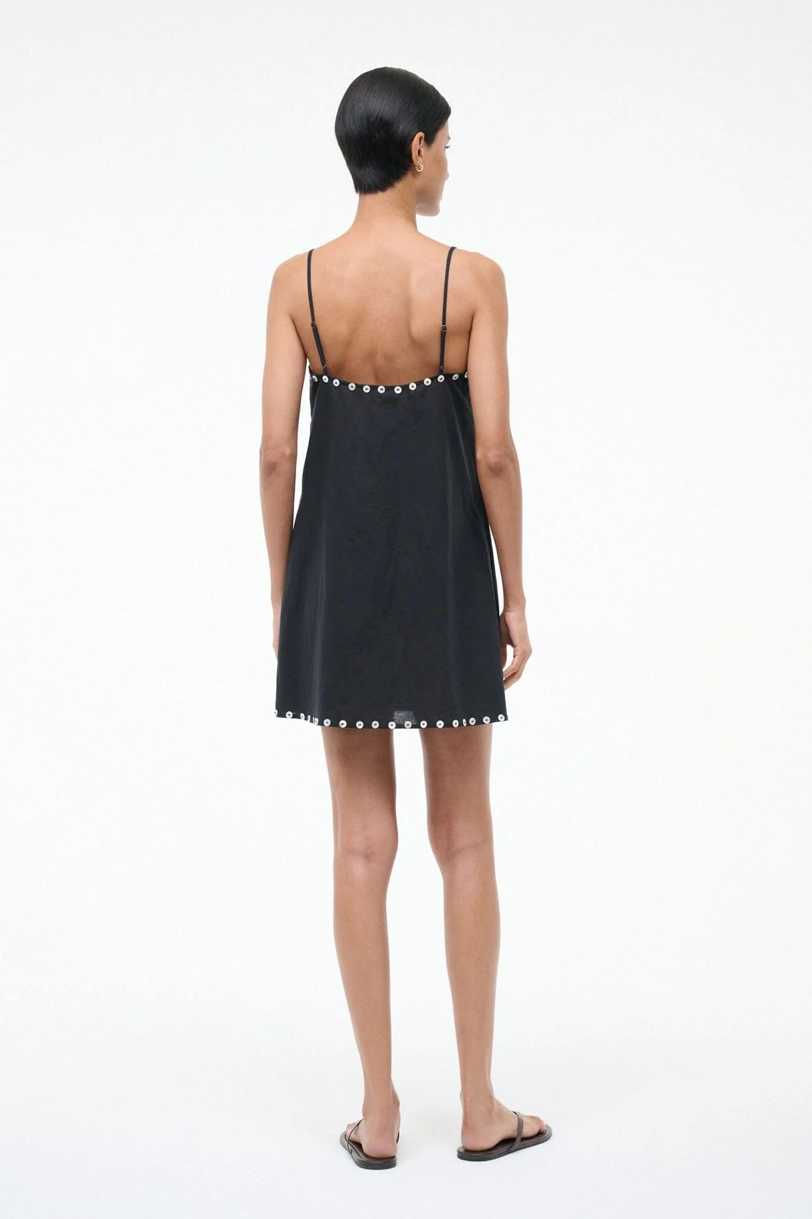 LAURA MINI COVERUP DRESS | BLACK - Image 4