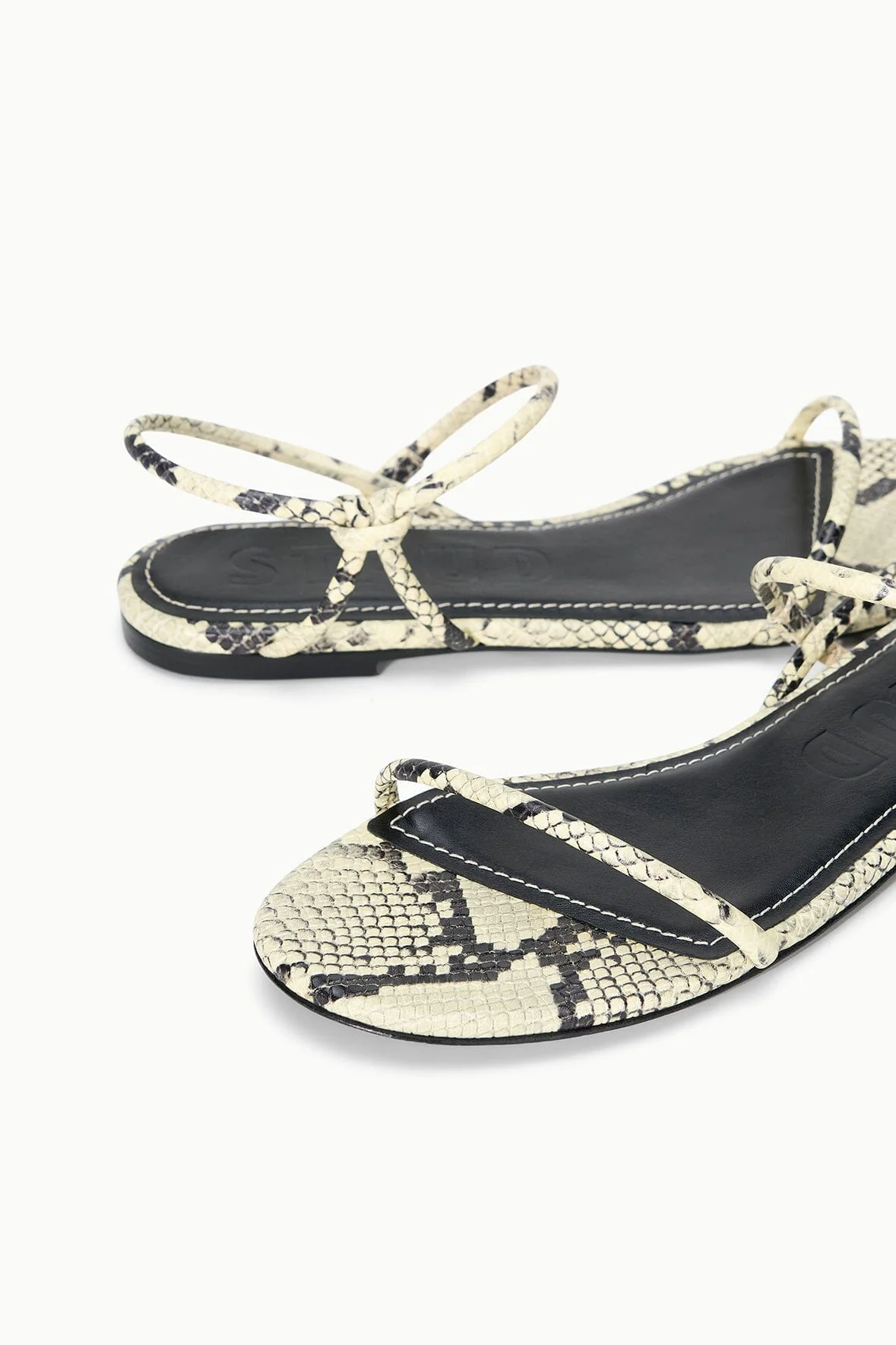 LAUREL SANDAL | WHITE SNAKE - Image 6